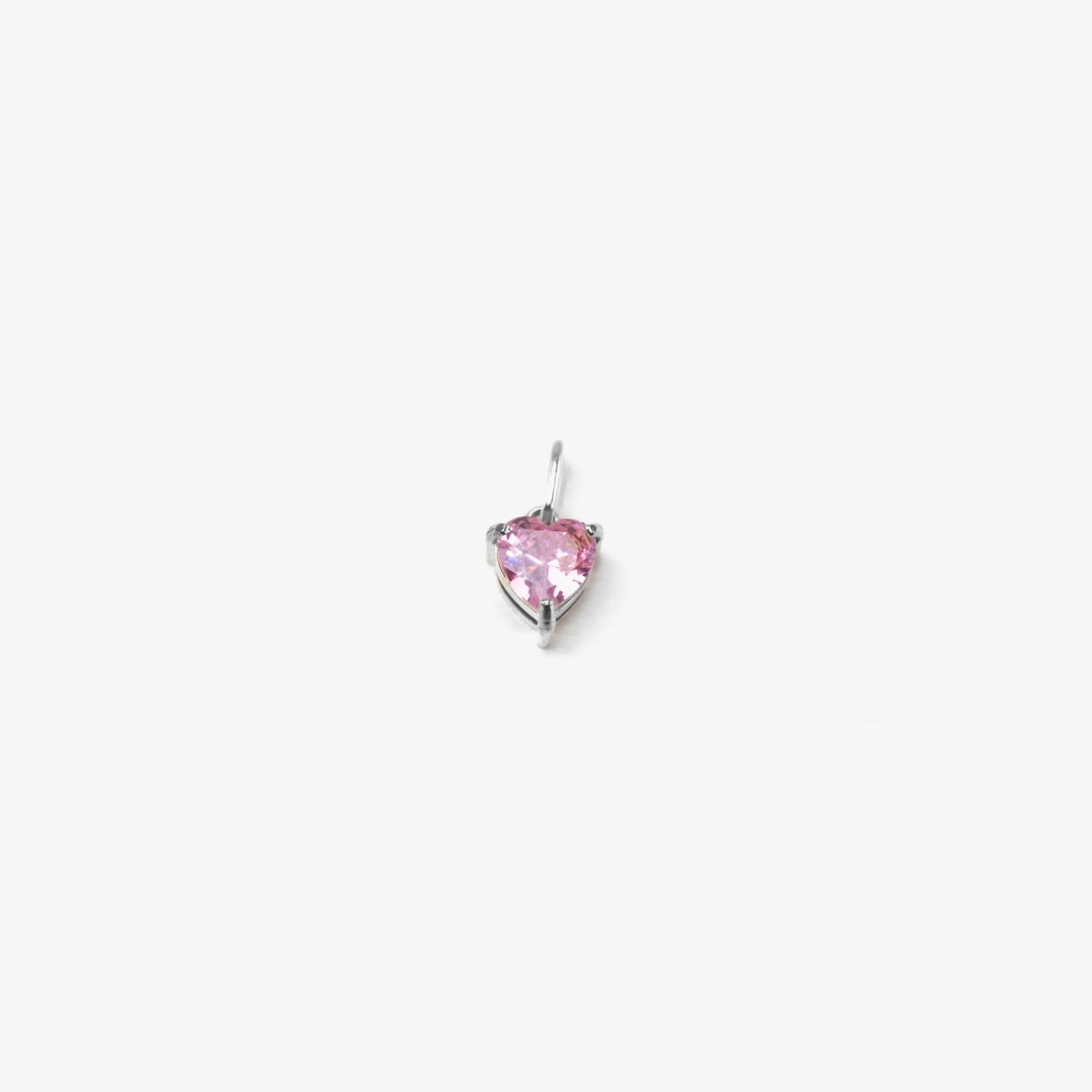 Birthstone Heart - Silver - Image 11