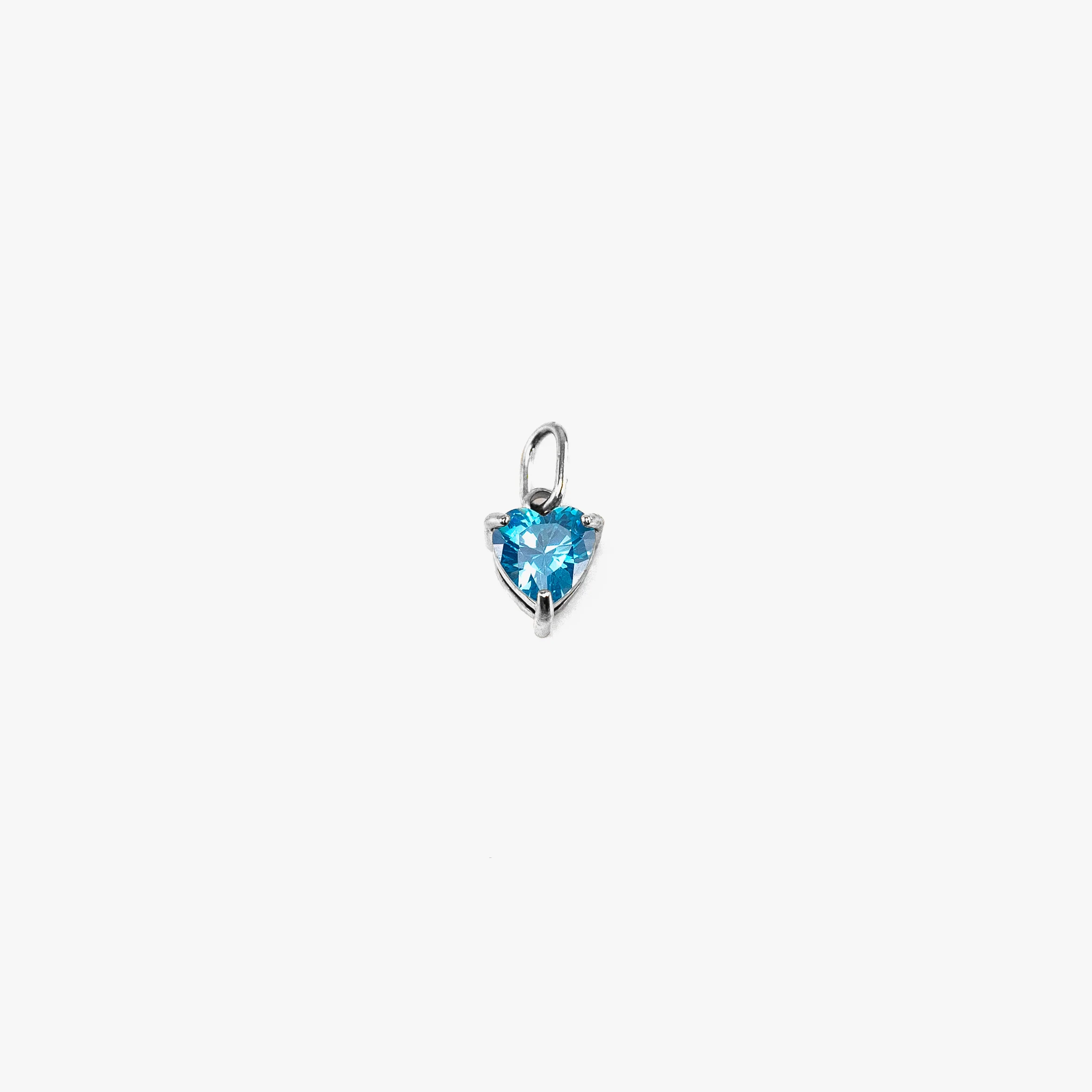 Birthstone Heart - Silver - Image 4