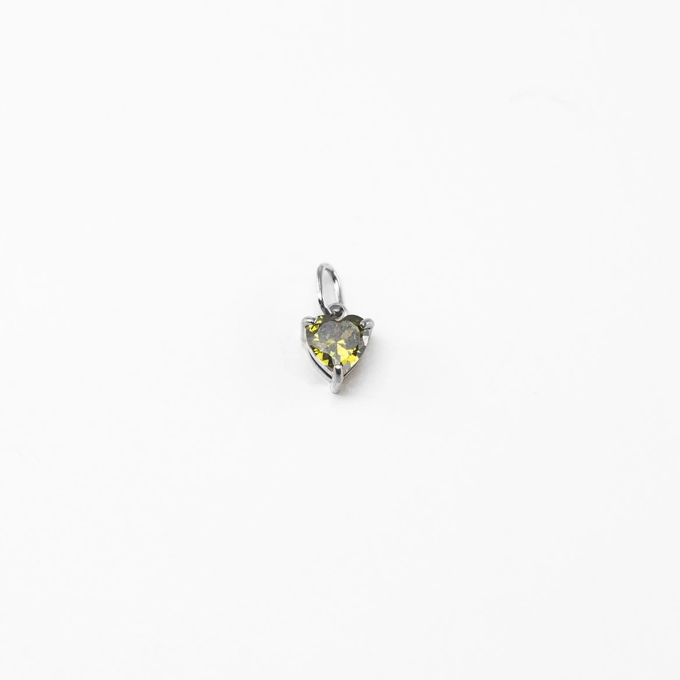 Birthstone Heart - Silver - Image 9