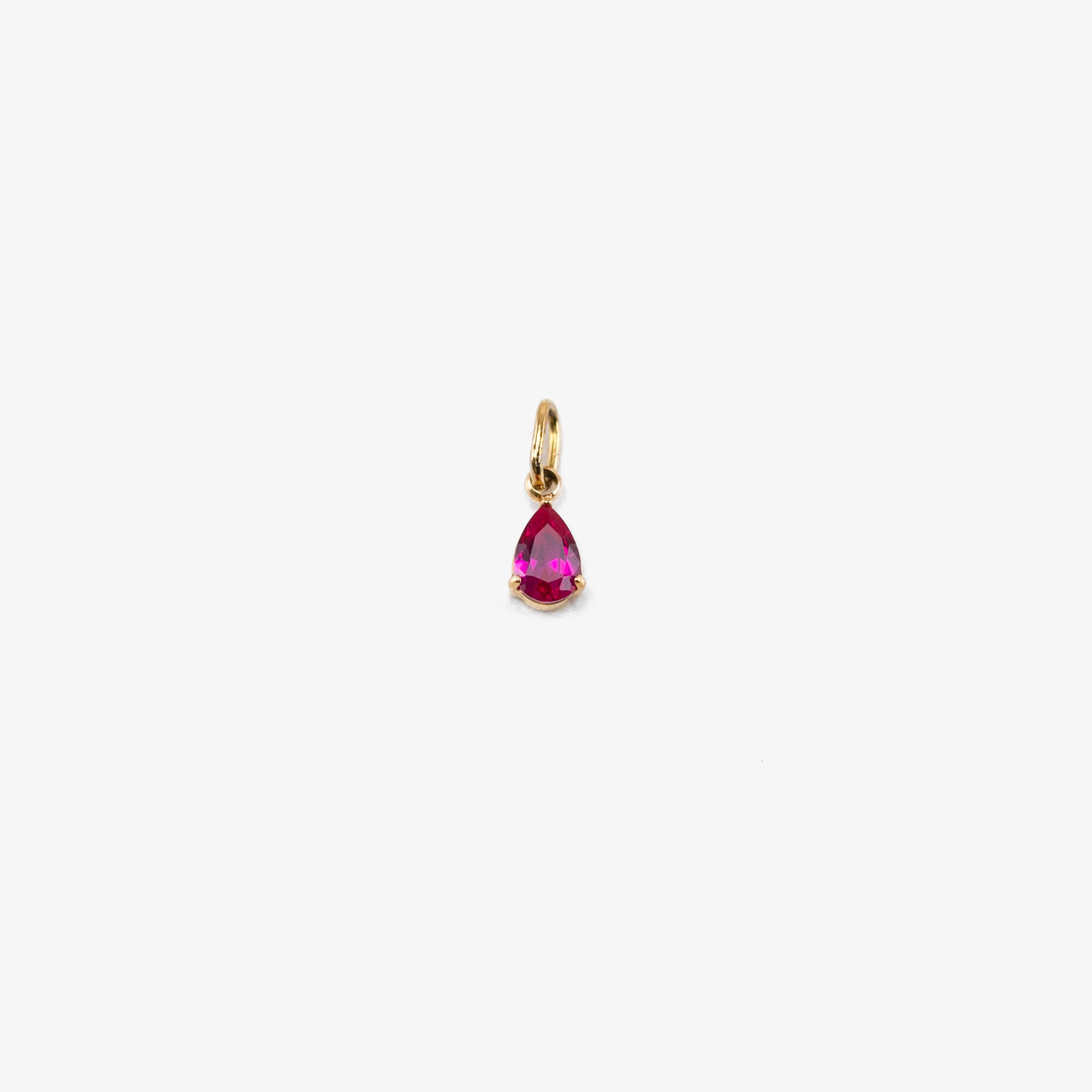 Birthstone Pear - Gold - Image 8