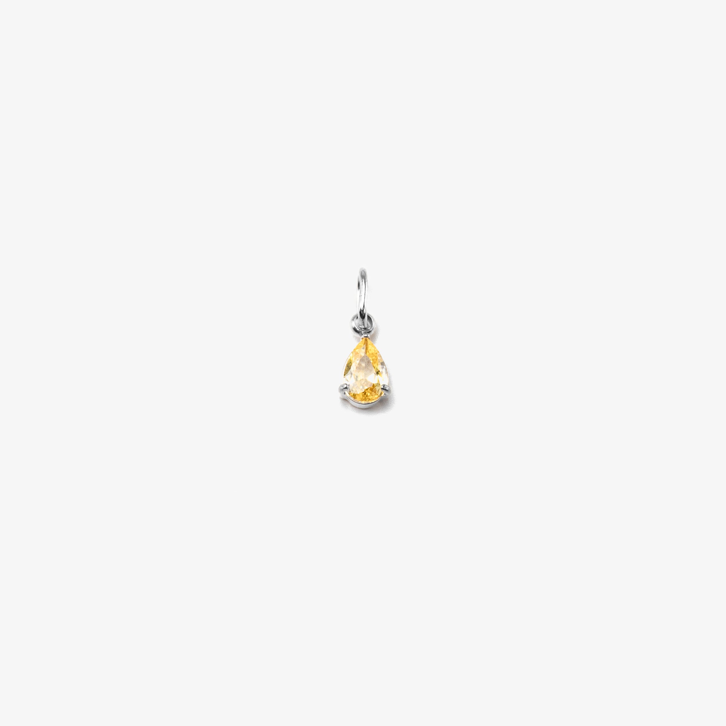 Birthstone Pear - Silver - Image 12