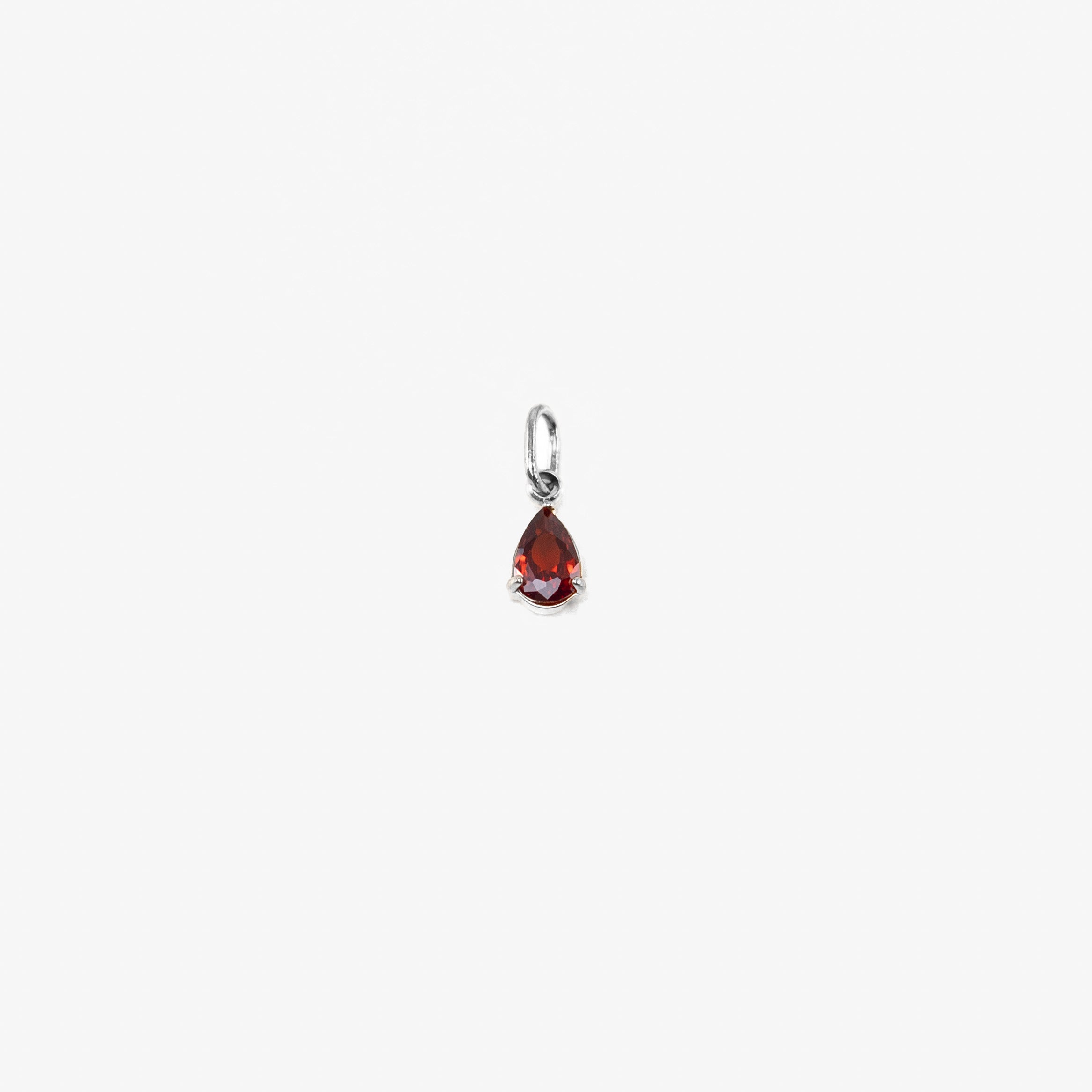 Birthstone Pear - Silver - Image 2