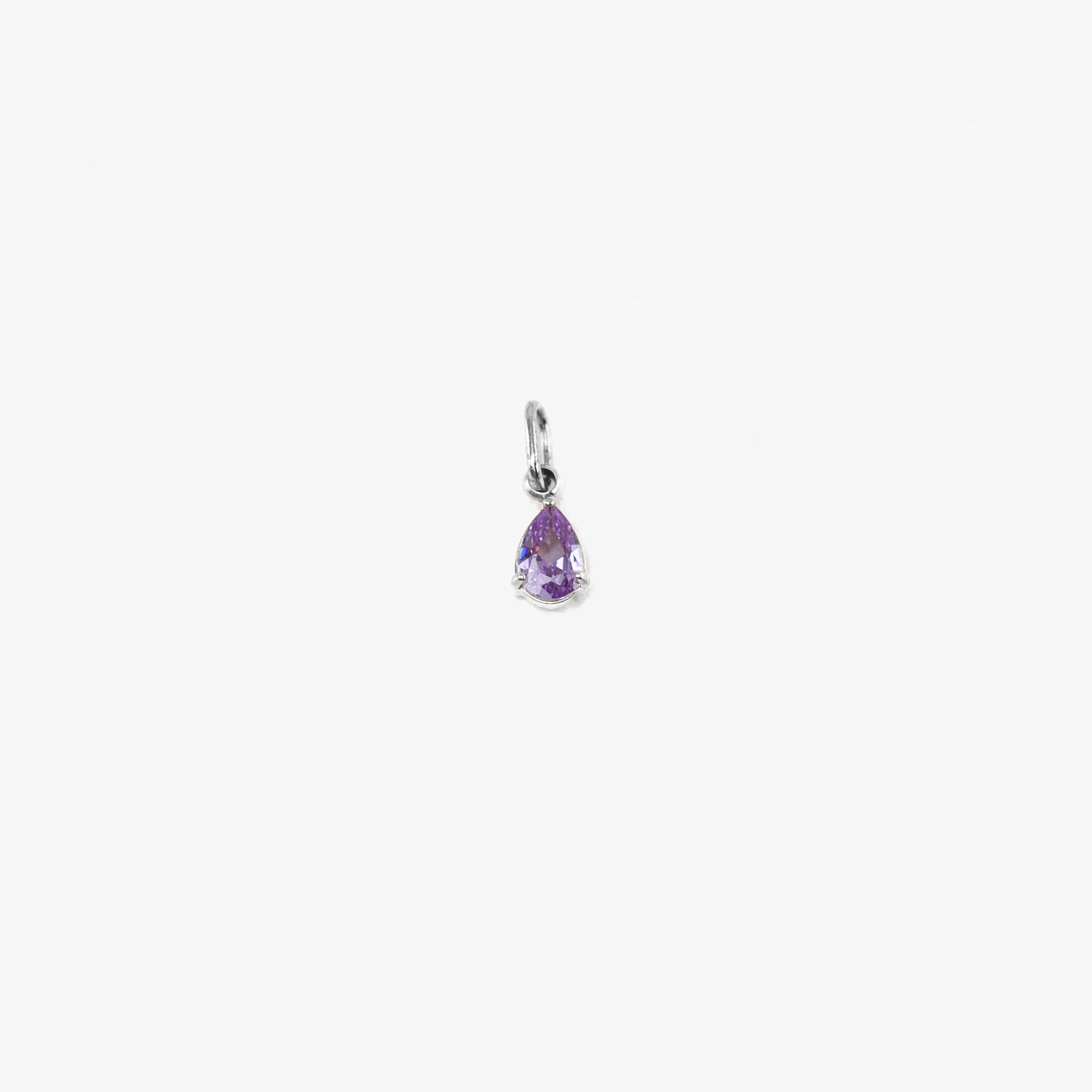 Birthstone Pear - Silver - Image 7