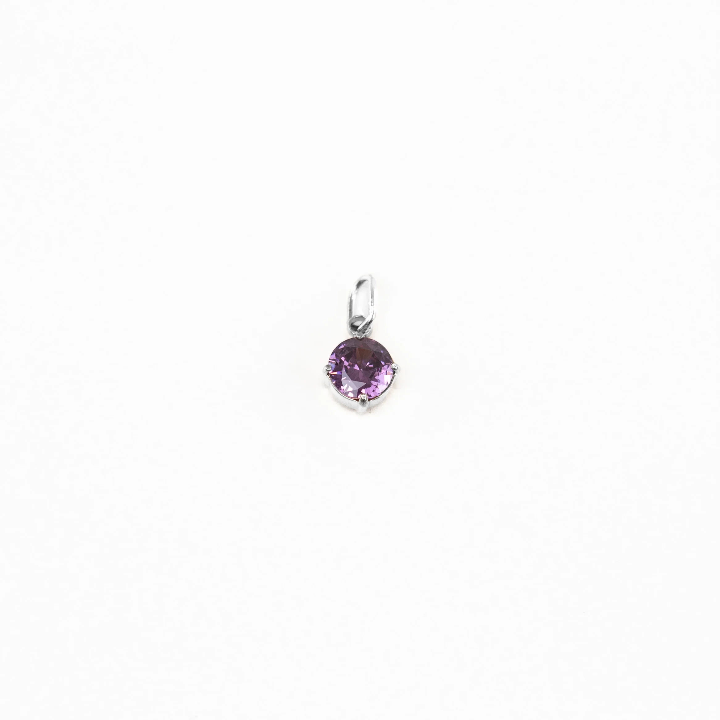 Birthstone Round - Silver - Image 3