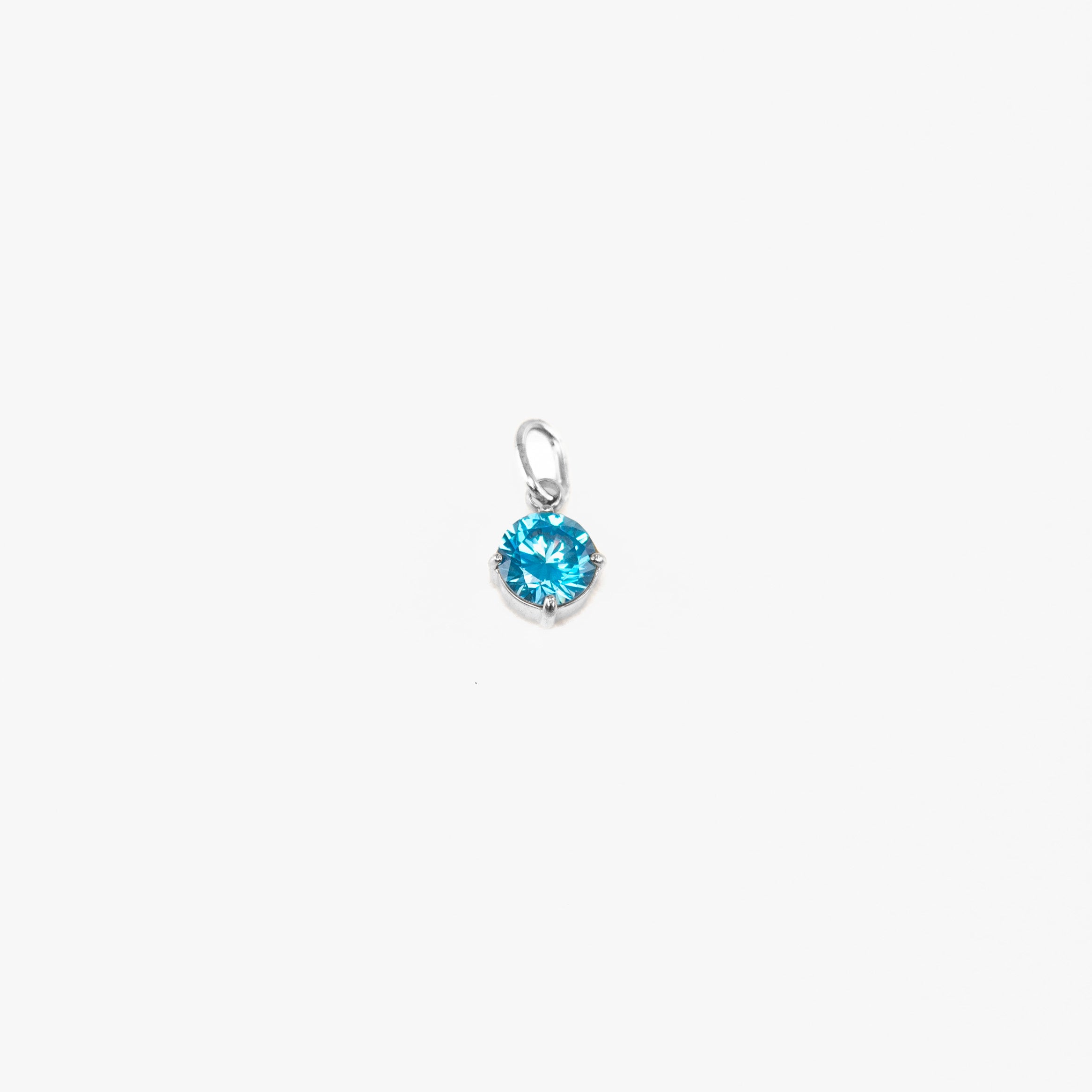 Birthstone Round - Silver - Image 4