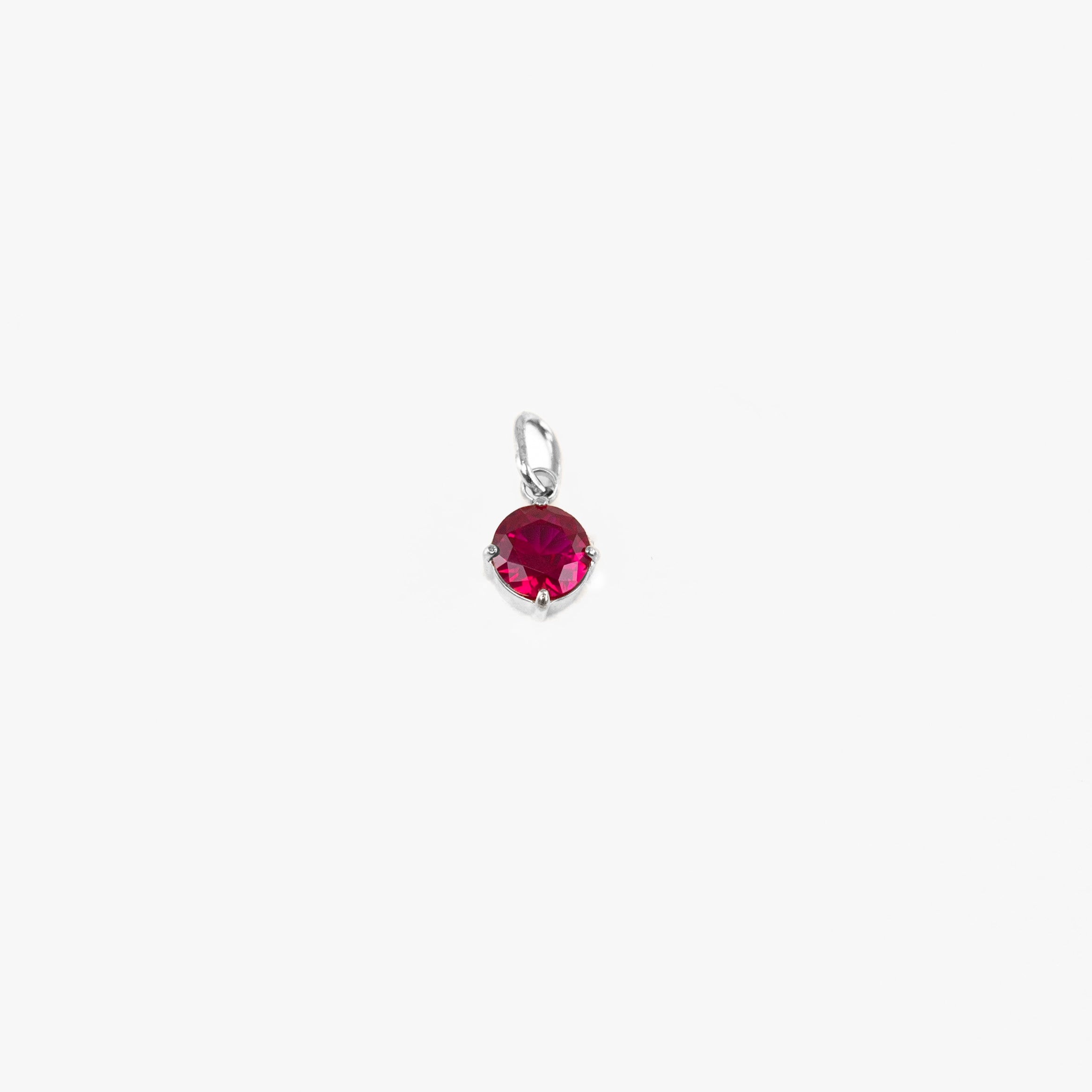 Birthstone Round - Silver - Image 8