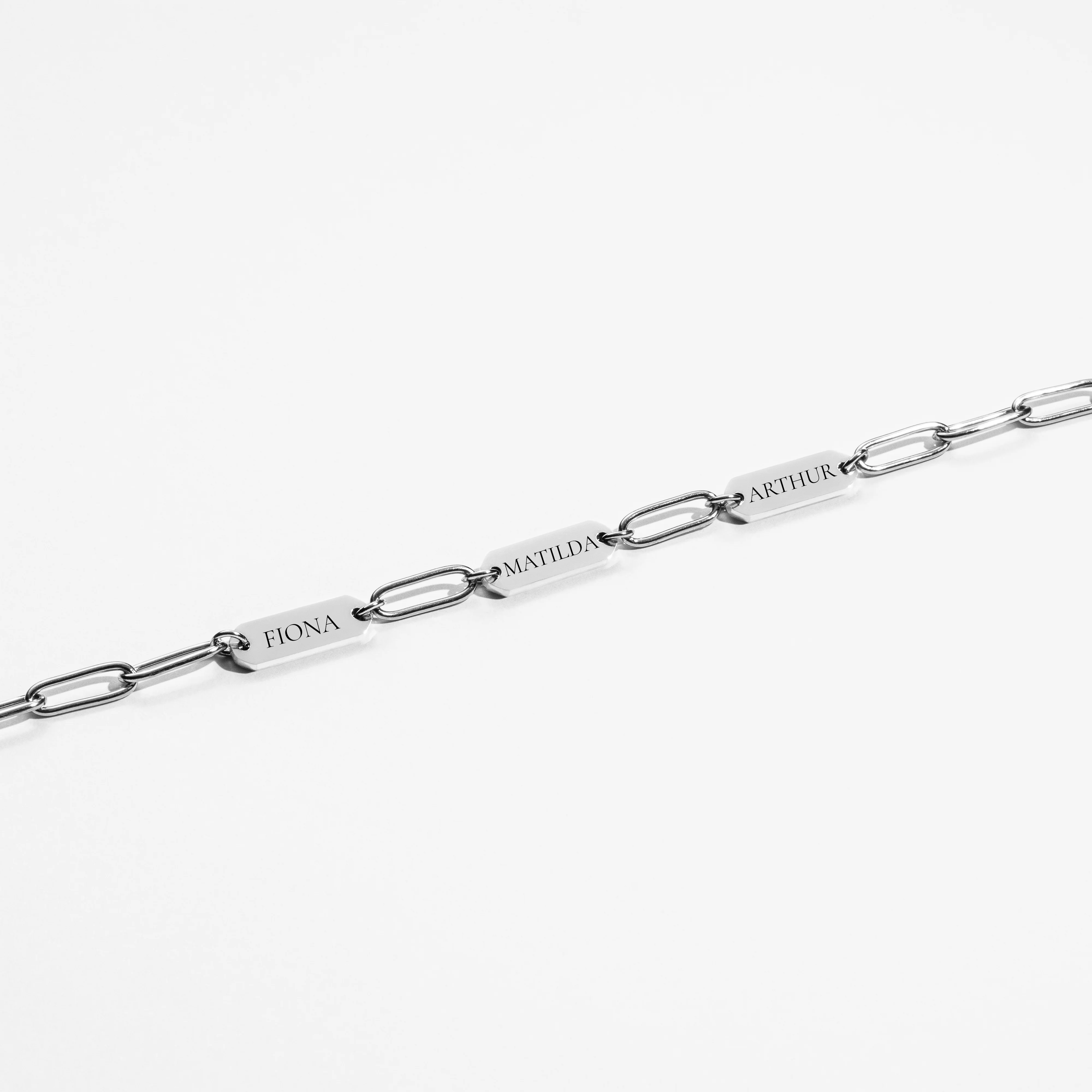 Bracelet Clip 3 Plates - Silver - Image 3