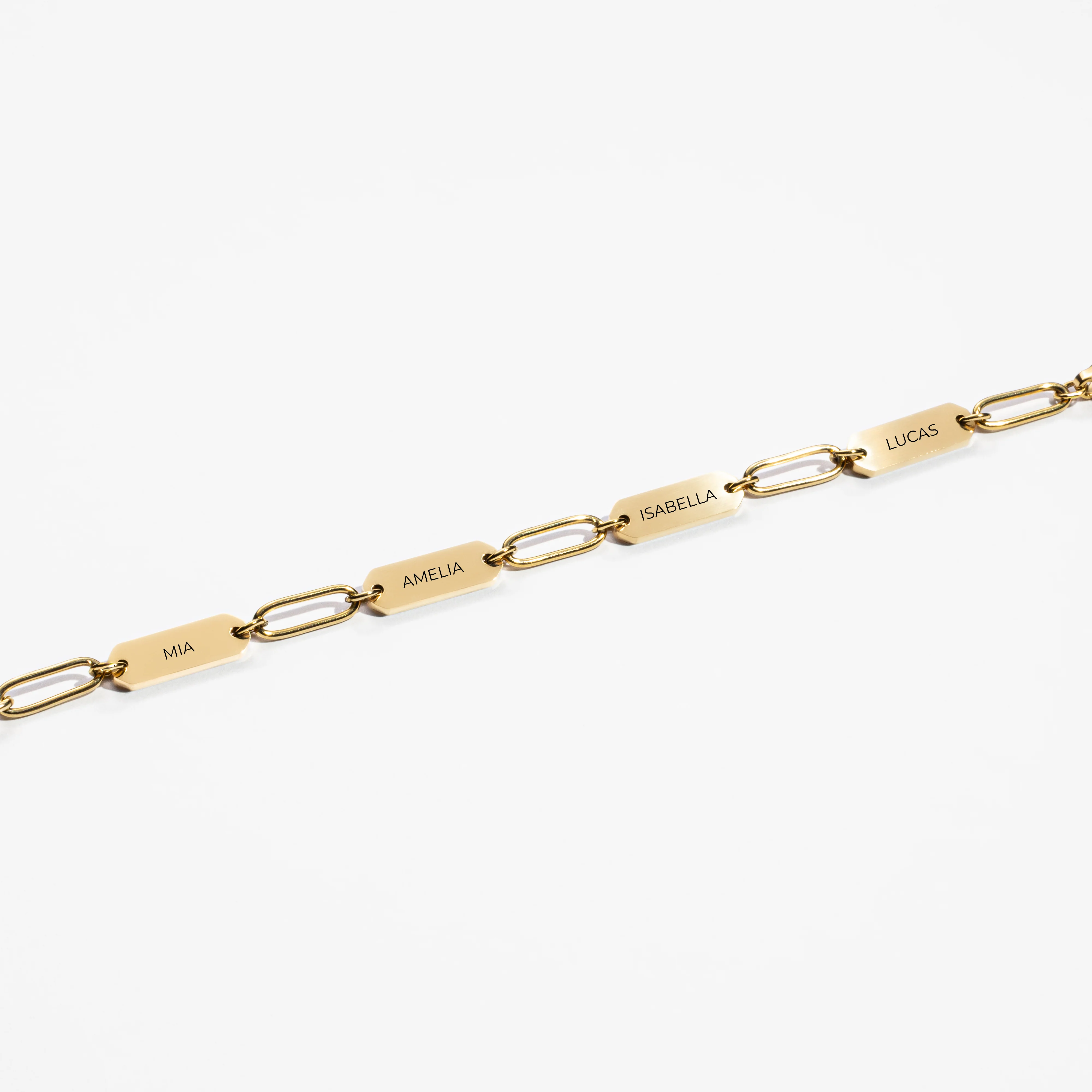 Bracelet Clip 4 Plates - Gold - Image 3
