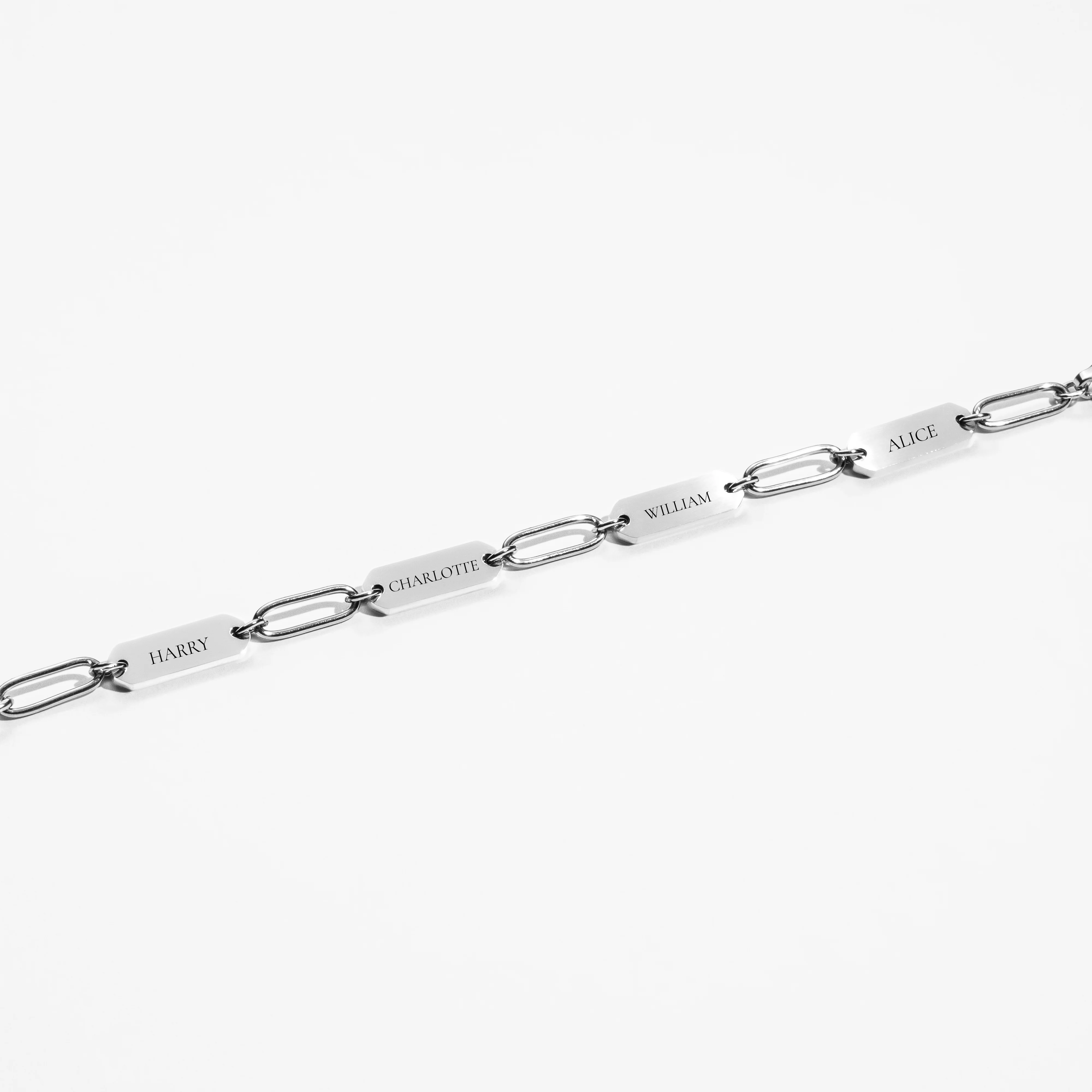 Bracelet Clip 4 Plates - Silver - Image 3