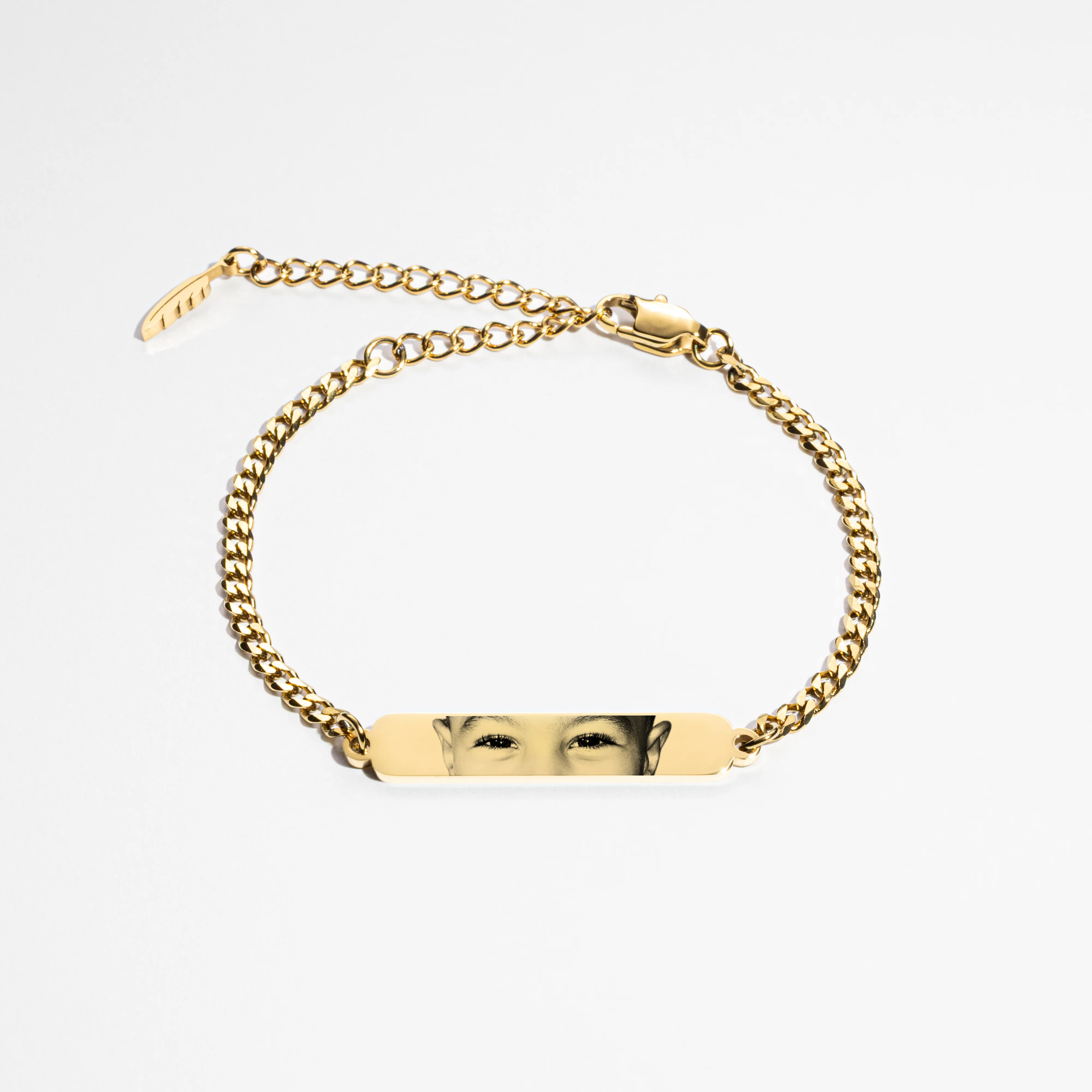 Custom Bracelet Eyes - Gold (mom)
