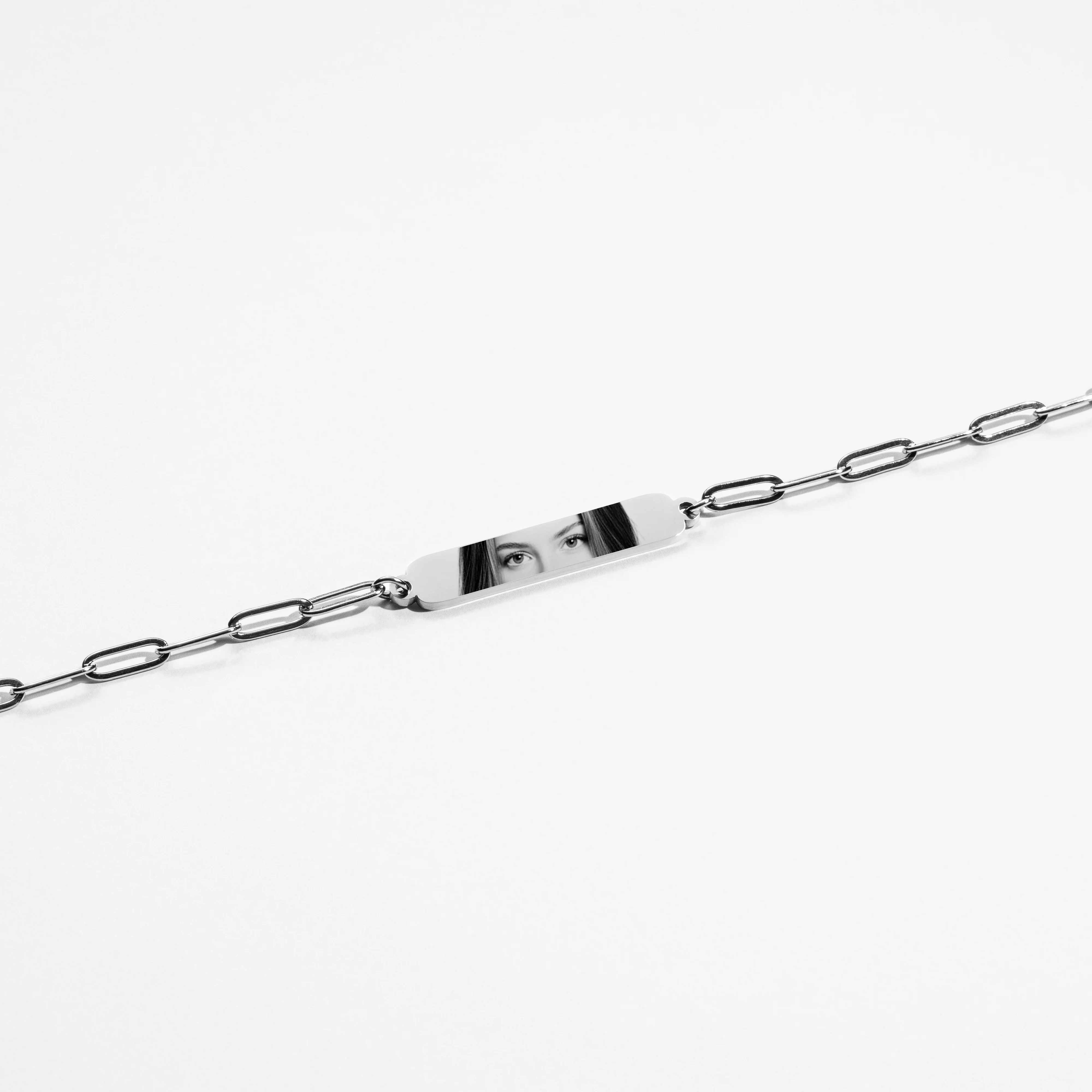 Custom Clip Bracelet - Eyes - Silver - Image 3