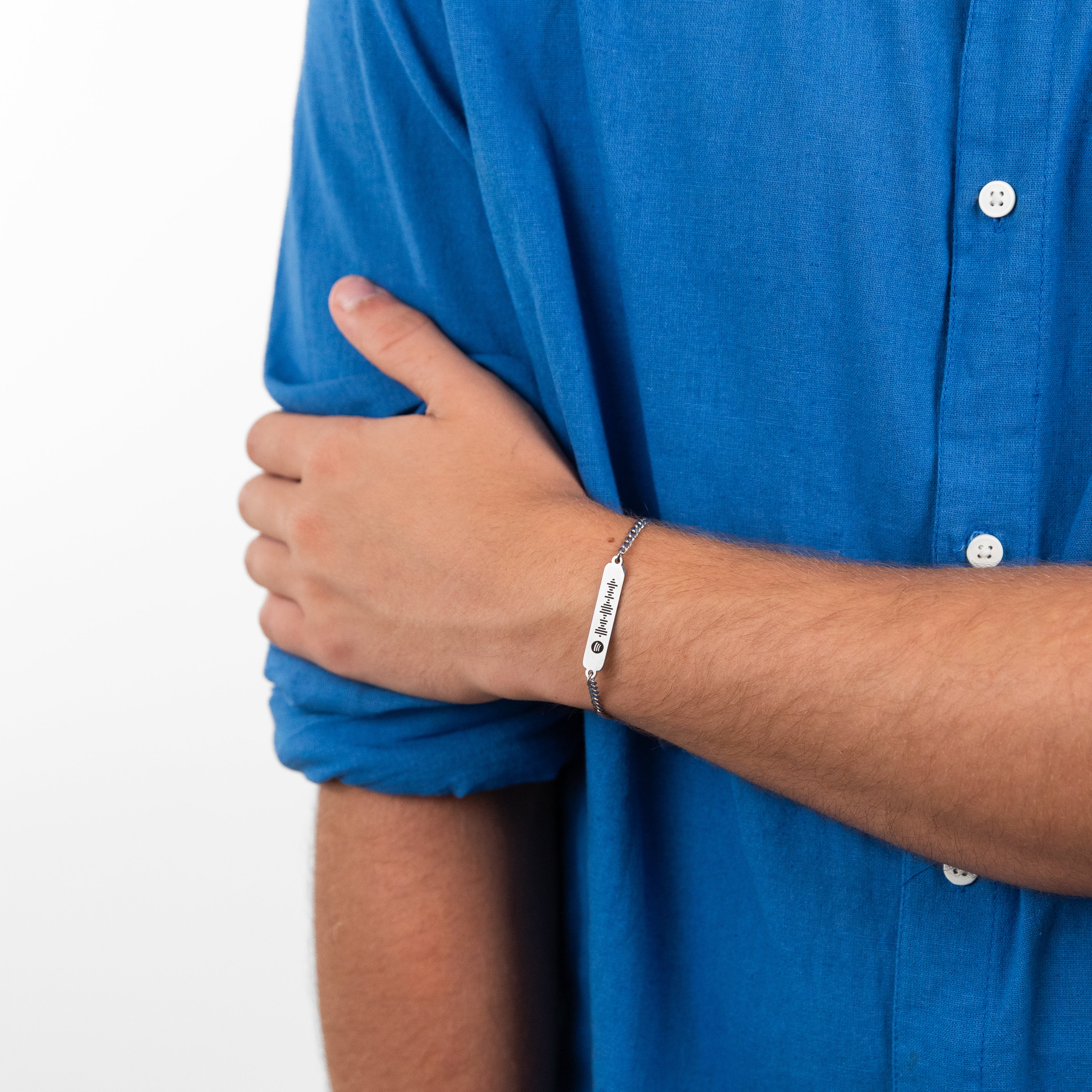 Custom Bracelet Spotify - Gold - Image 4