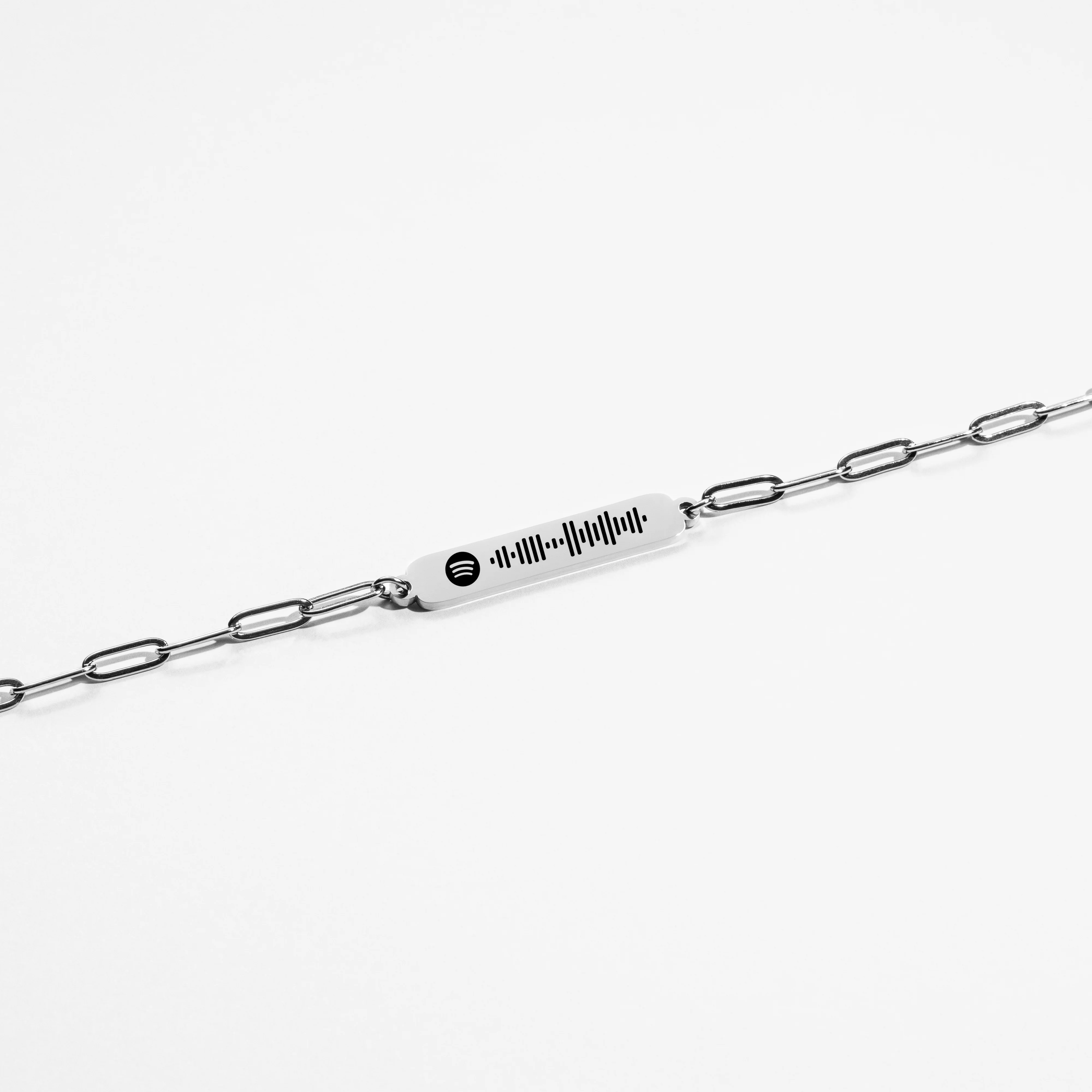 Custom Clip Bracelet - Spotify - Silver - Image 3