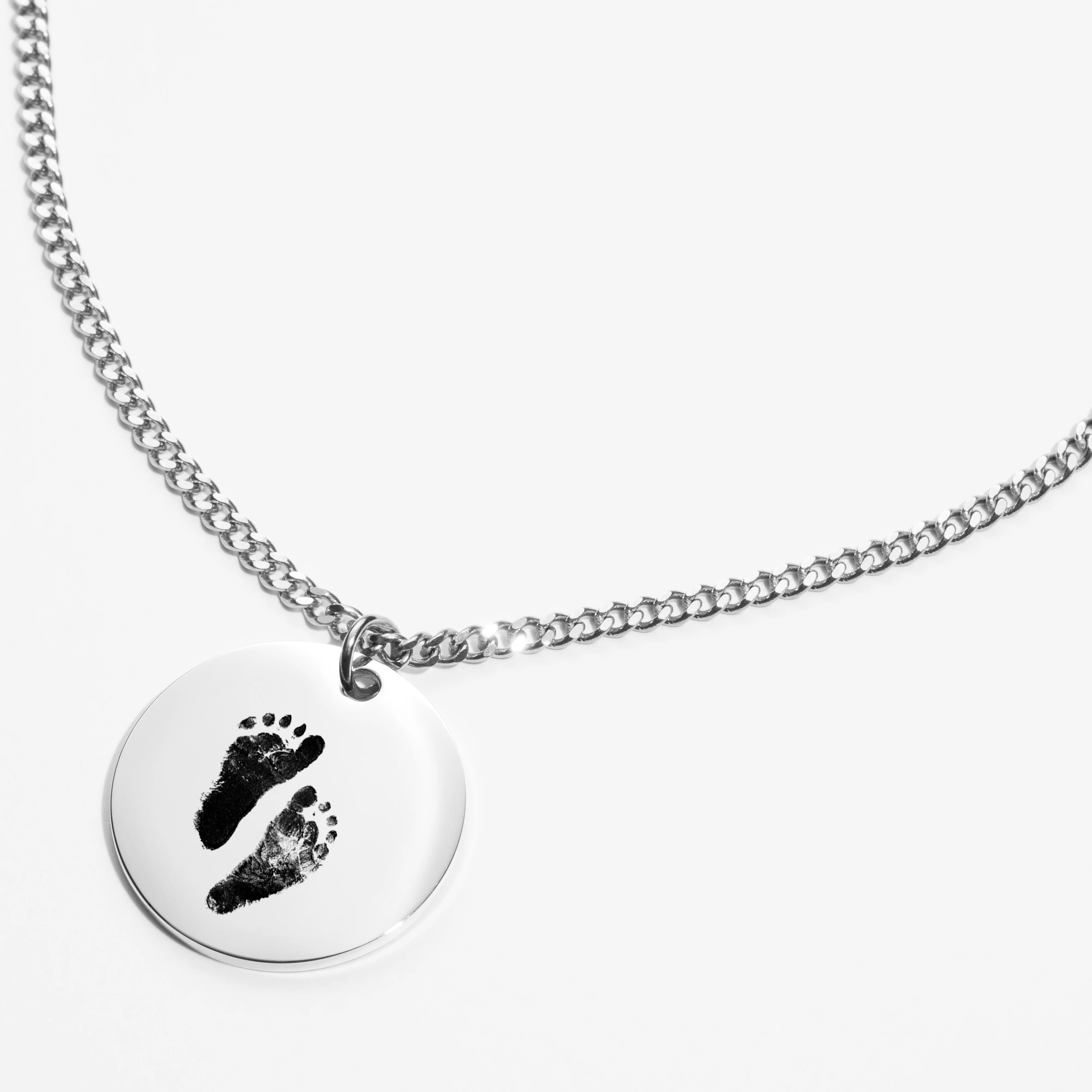 Custom Necklace - Baby Footprint - Image 3