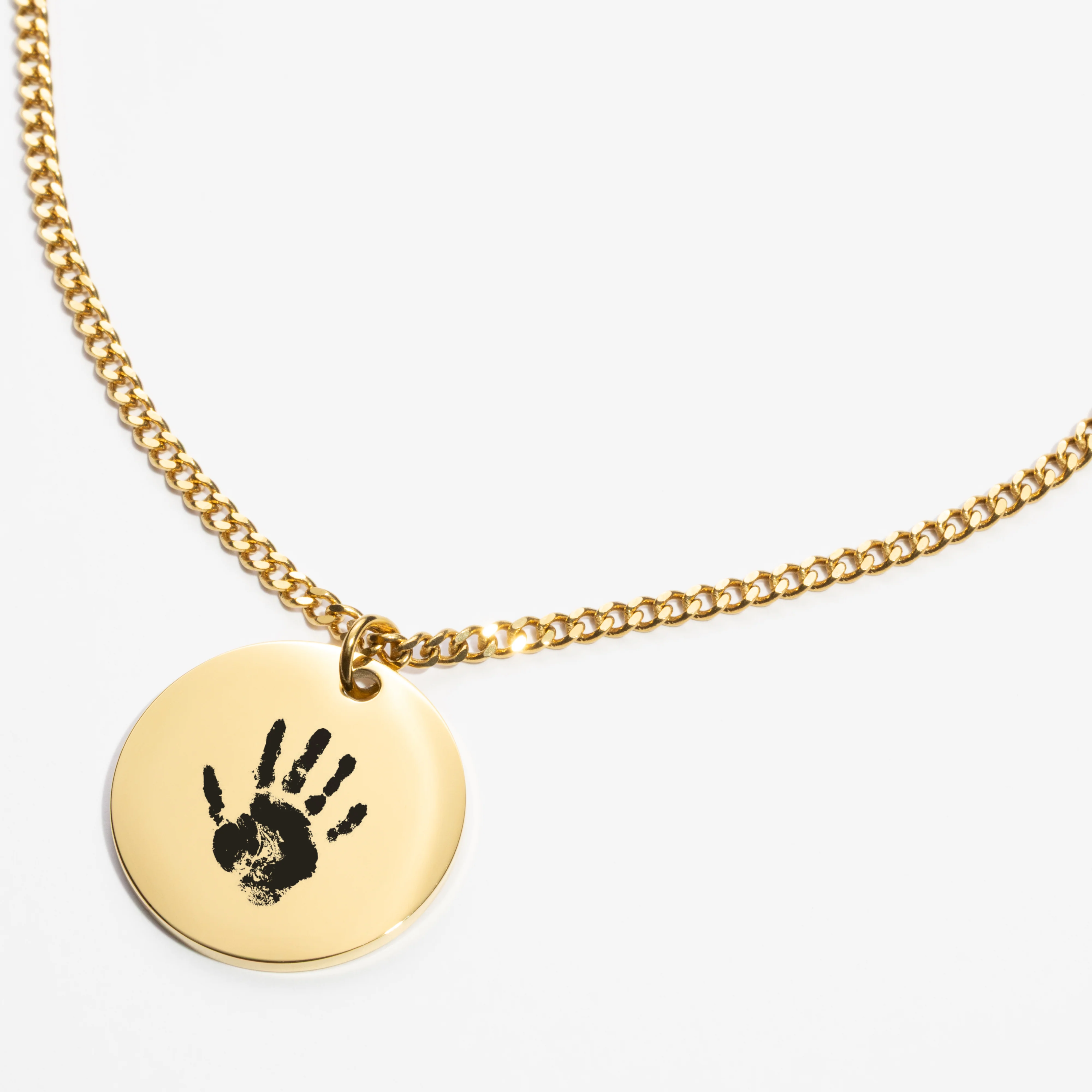 Custom Necklace Hand - Gold - Image 3