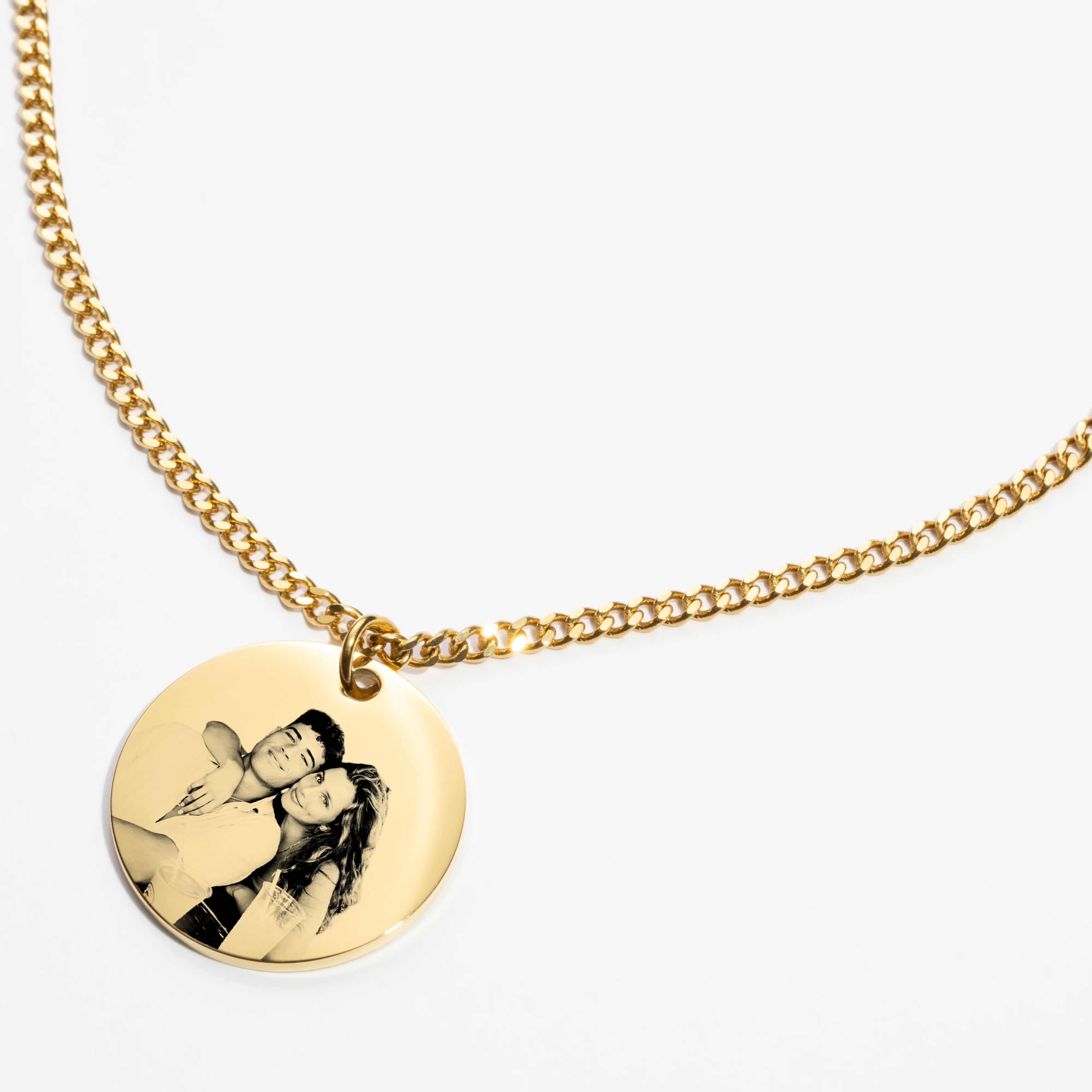 Custom Necklace Image - Gold - Image 3