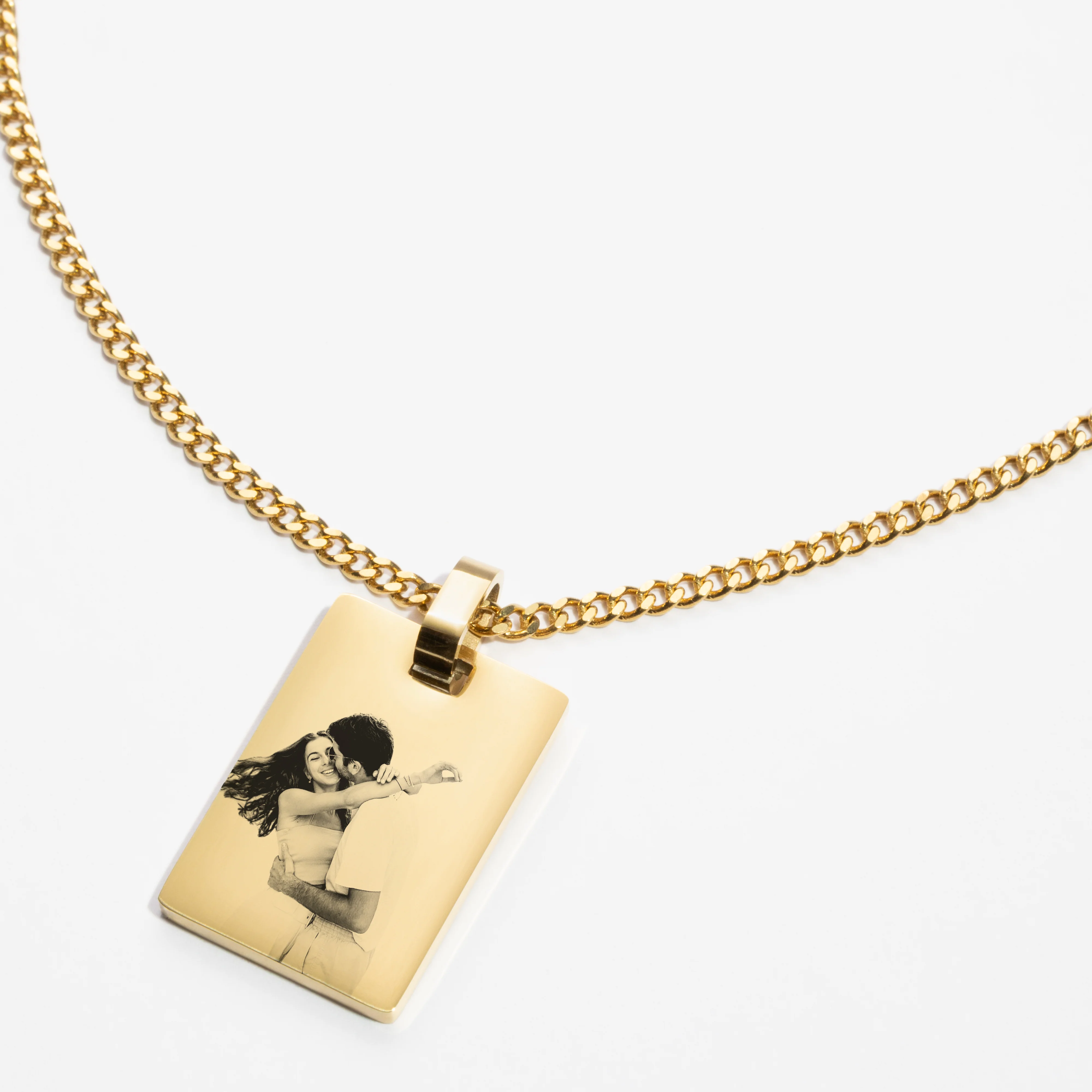 Custom Necklace Image - Gold - Image 3