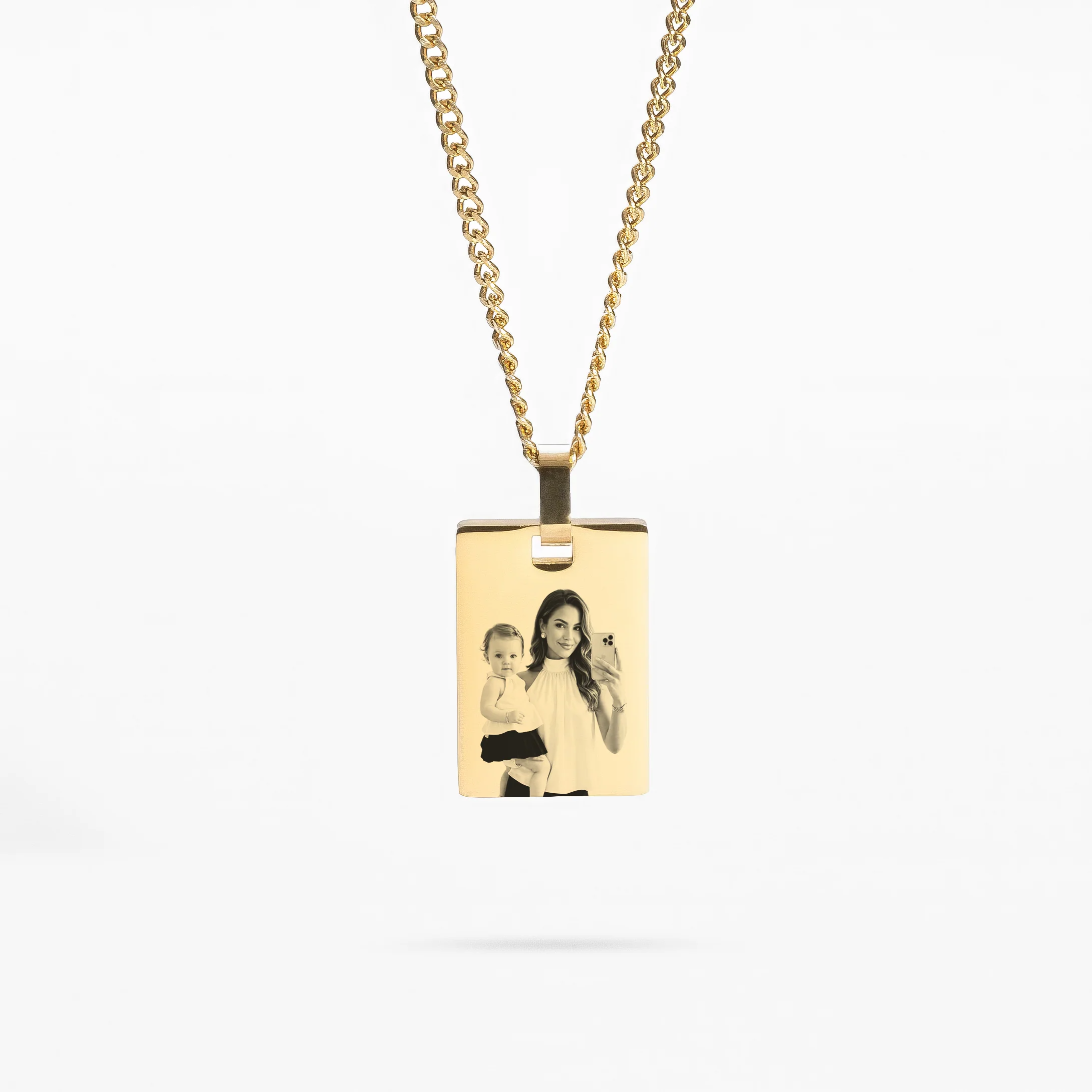 Custom Necklace Image - Gold (mom)