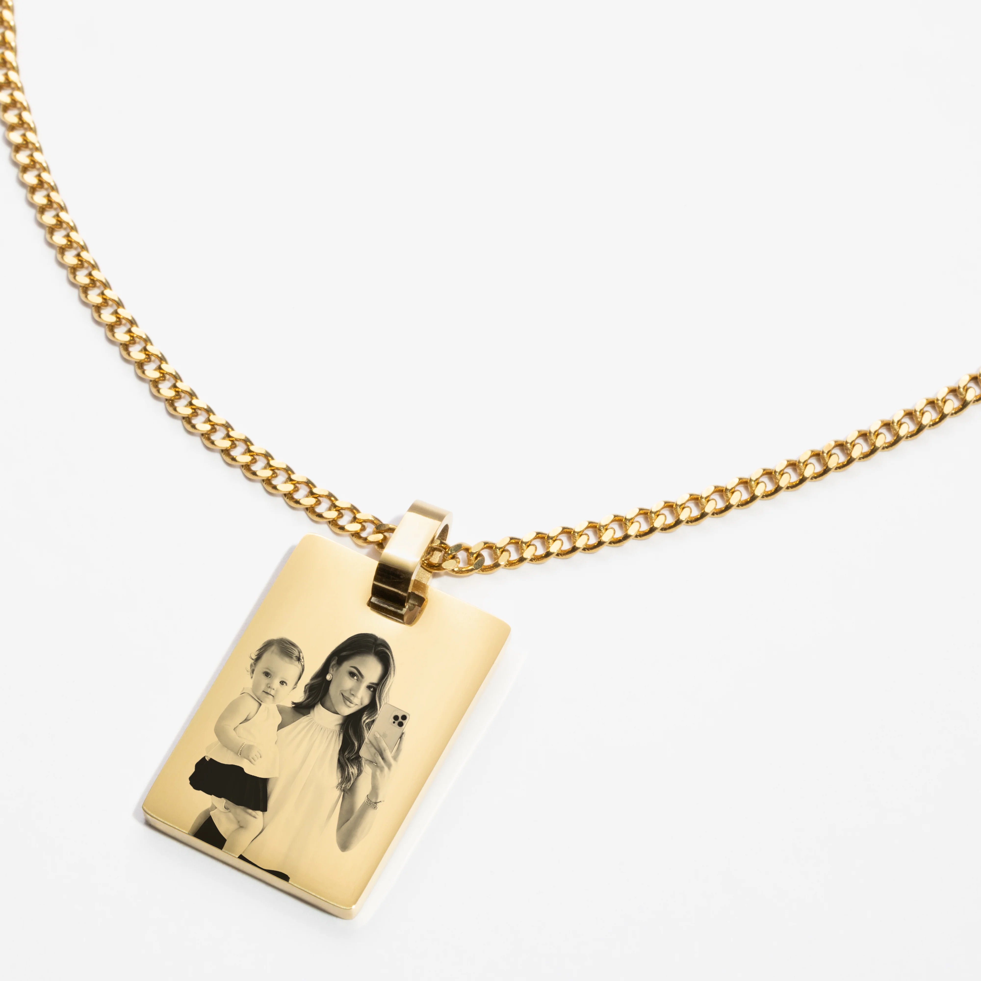 Custom Necklace Image - Gold (mom) - Image 2