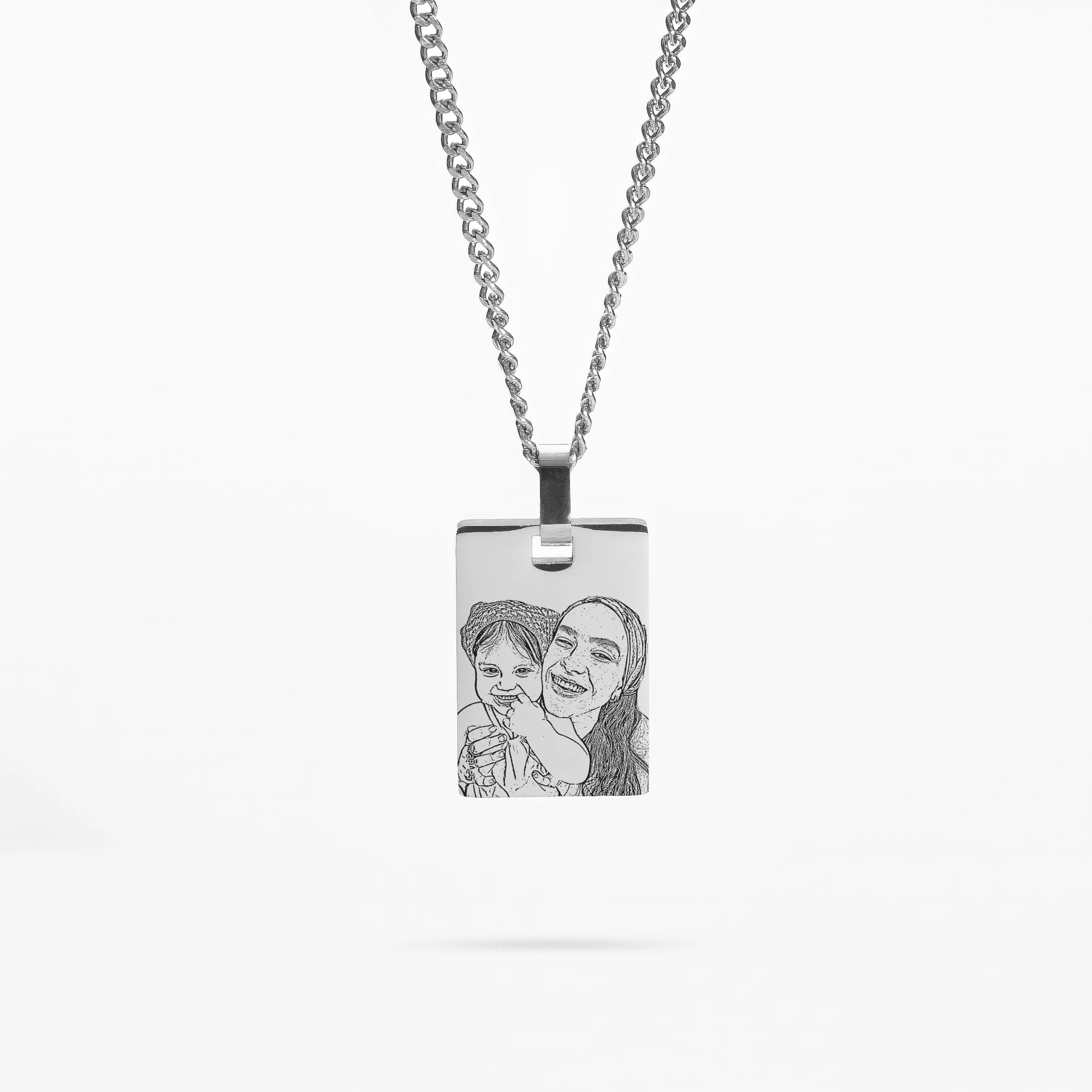 Custom Necklace - Outline (mom)