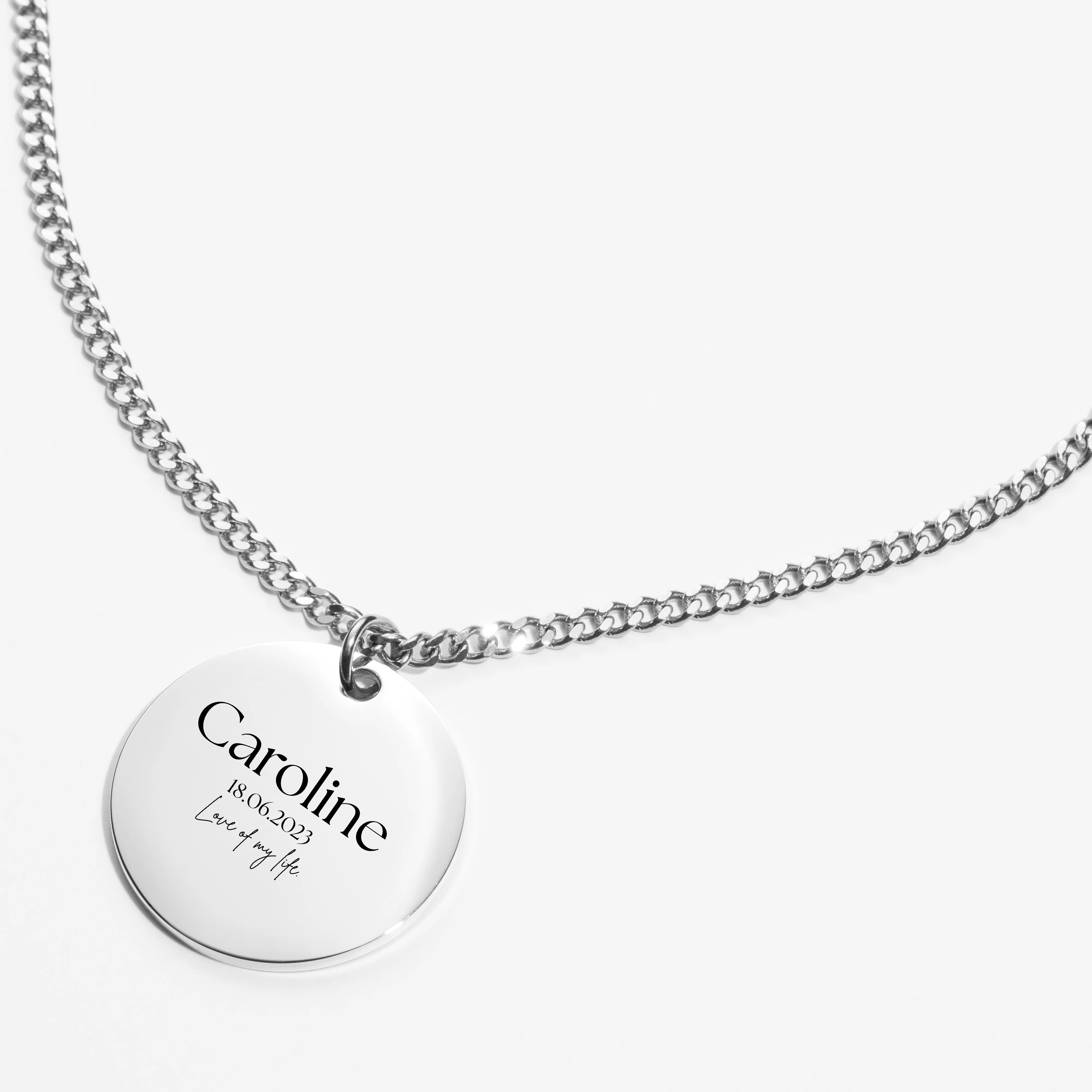 Custom Necklace - Name & Phrase - Image 3