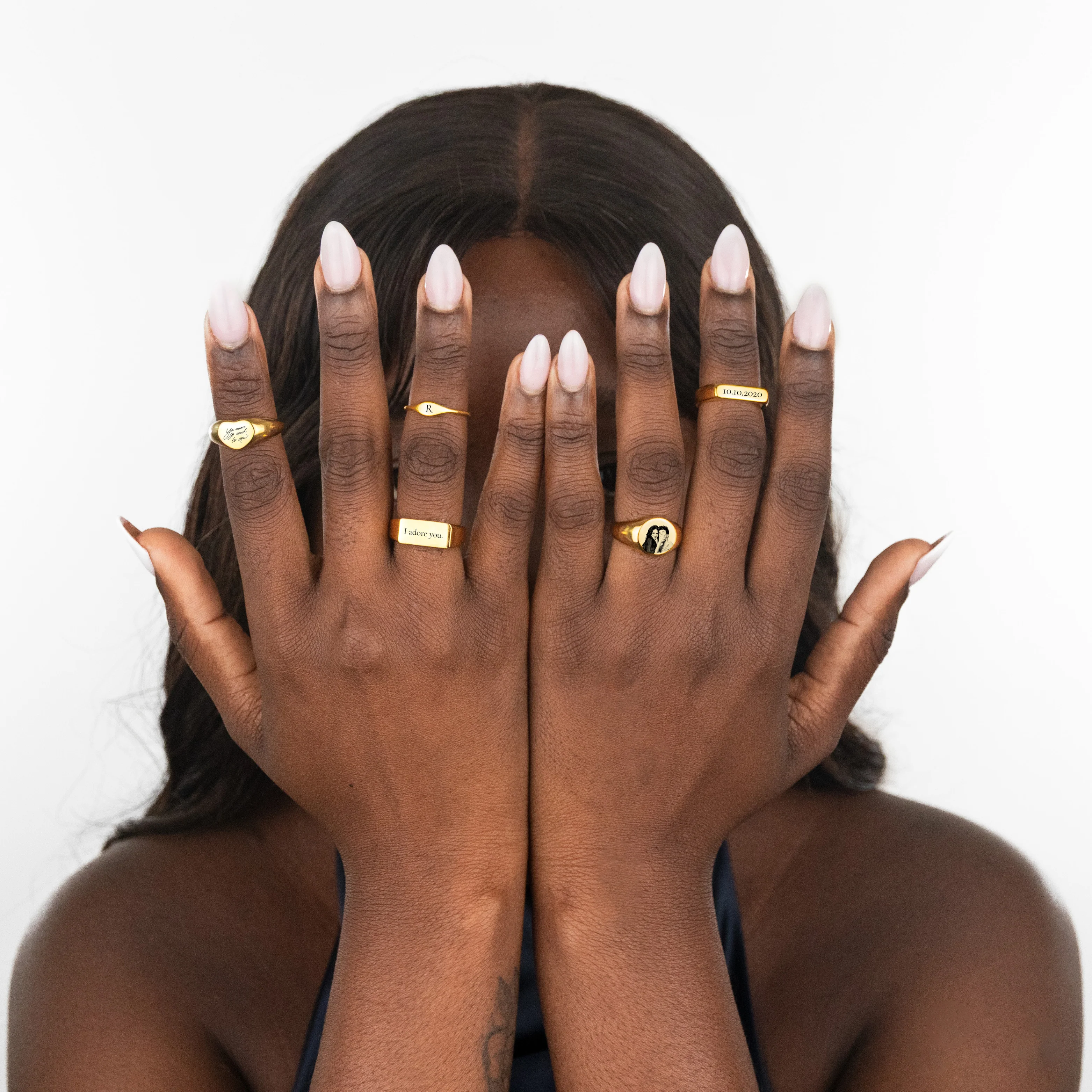 Custom Ring Coordinates - Silver - Image 4