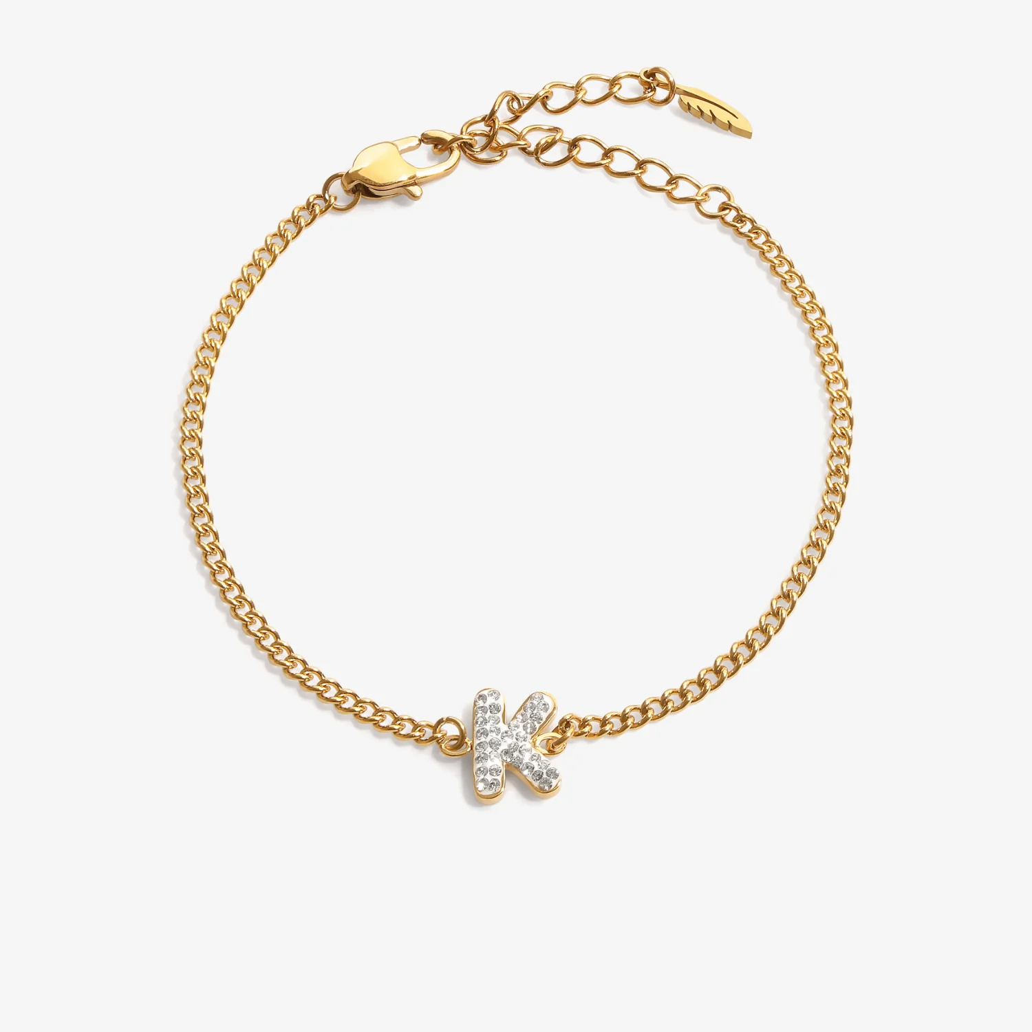 Initial K Zirconia Bracelet