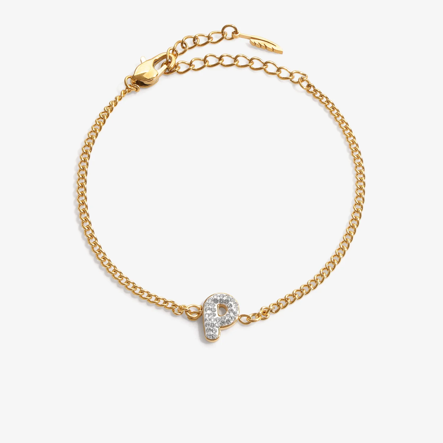 Initial P Zirconia Bracelet