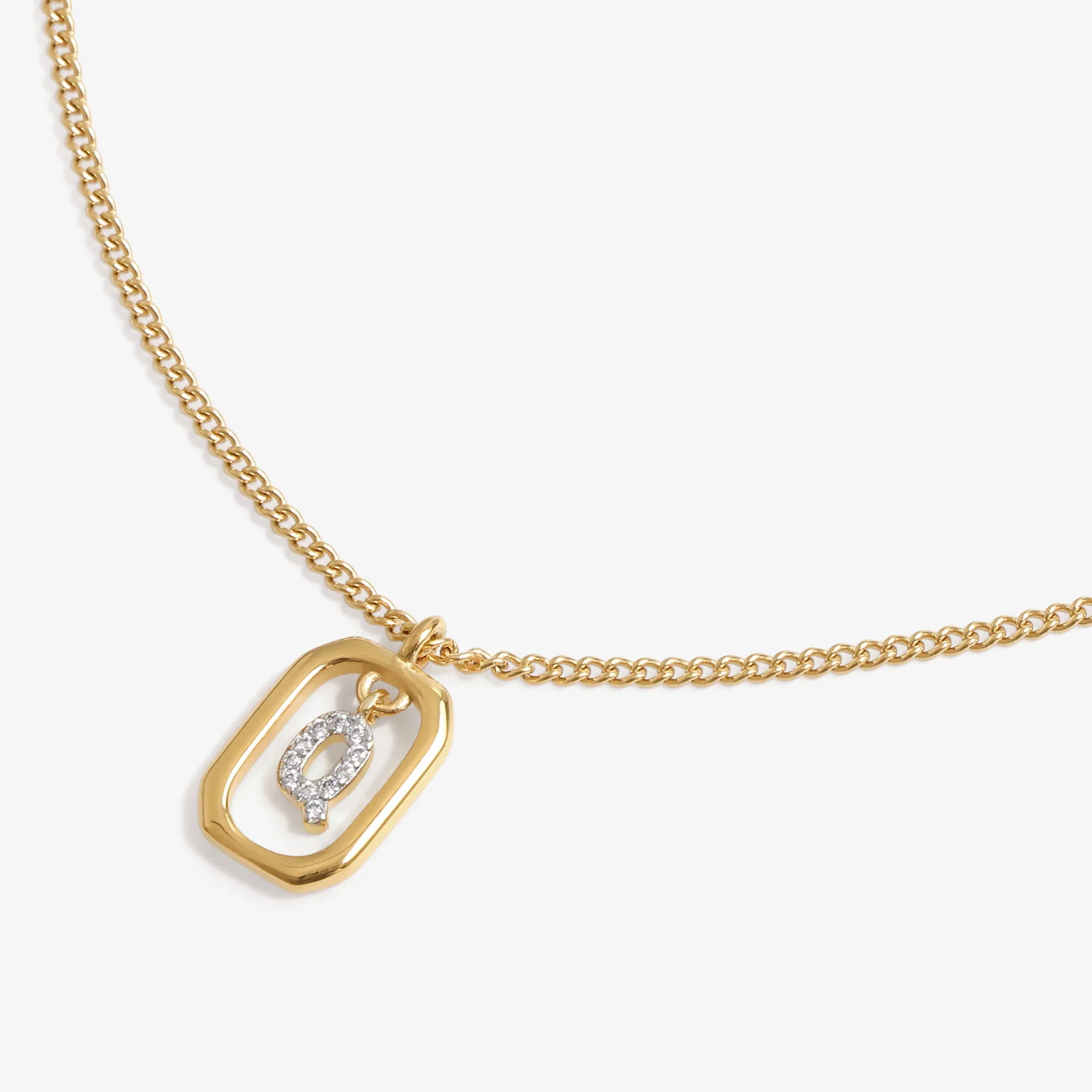 Initial Q Zirconia Necklace - Image 3