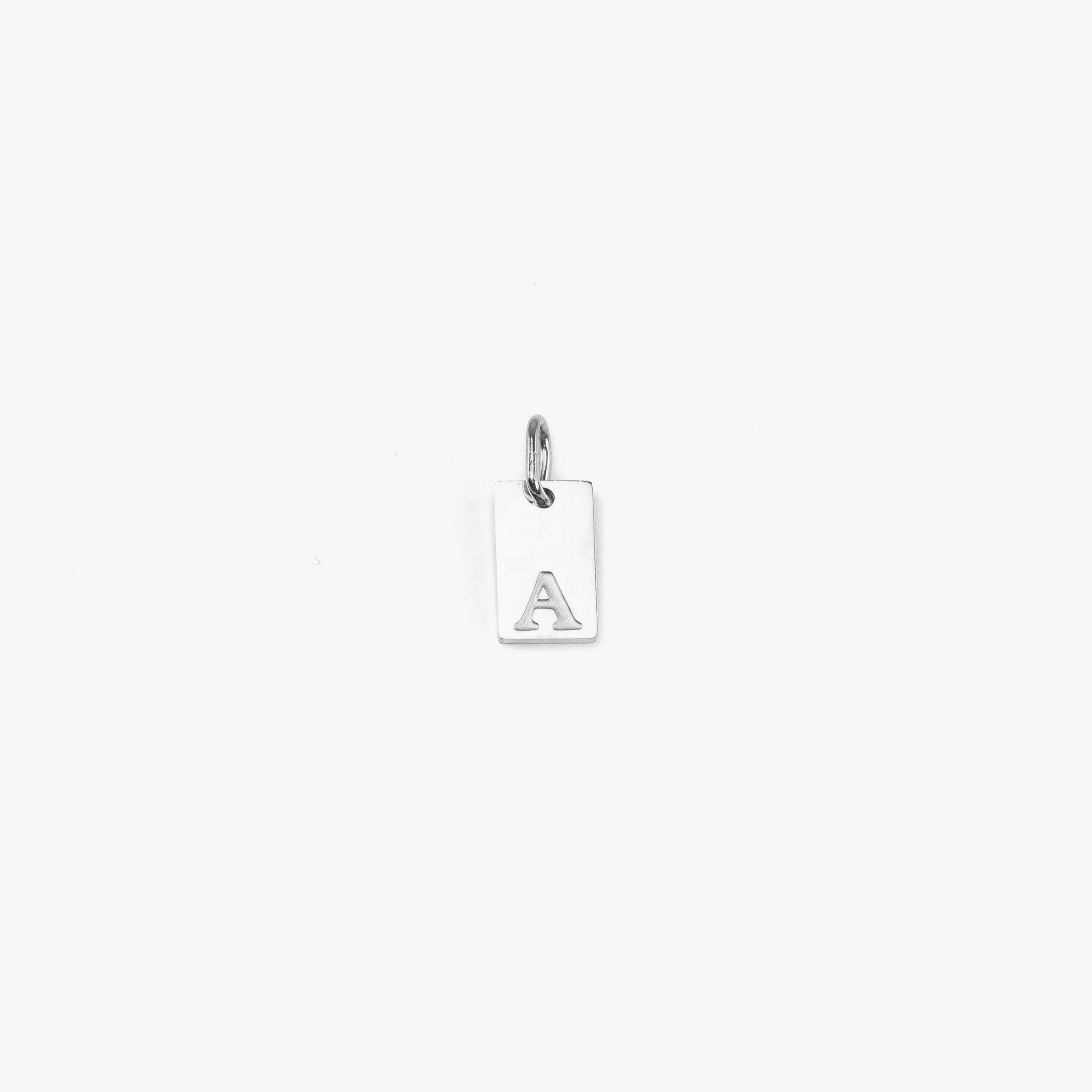 Initial Square - Silver - Image 2