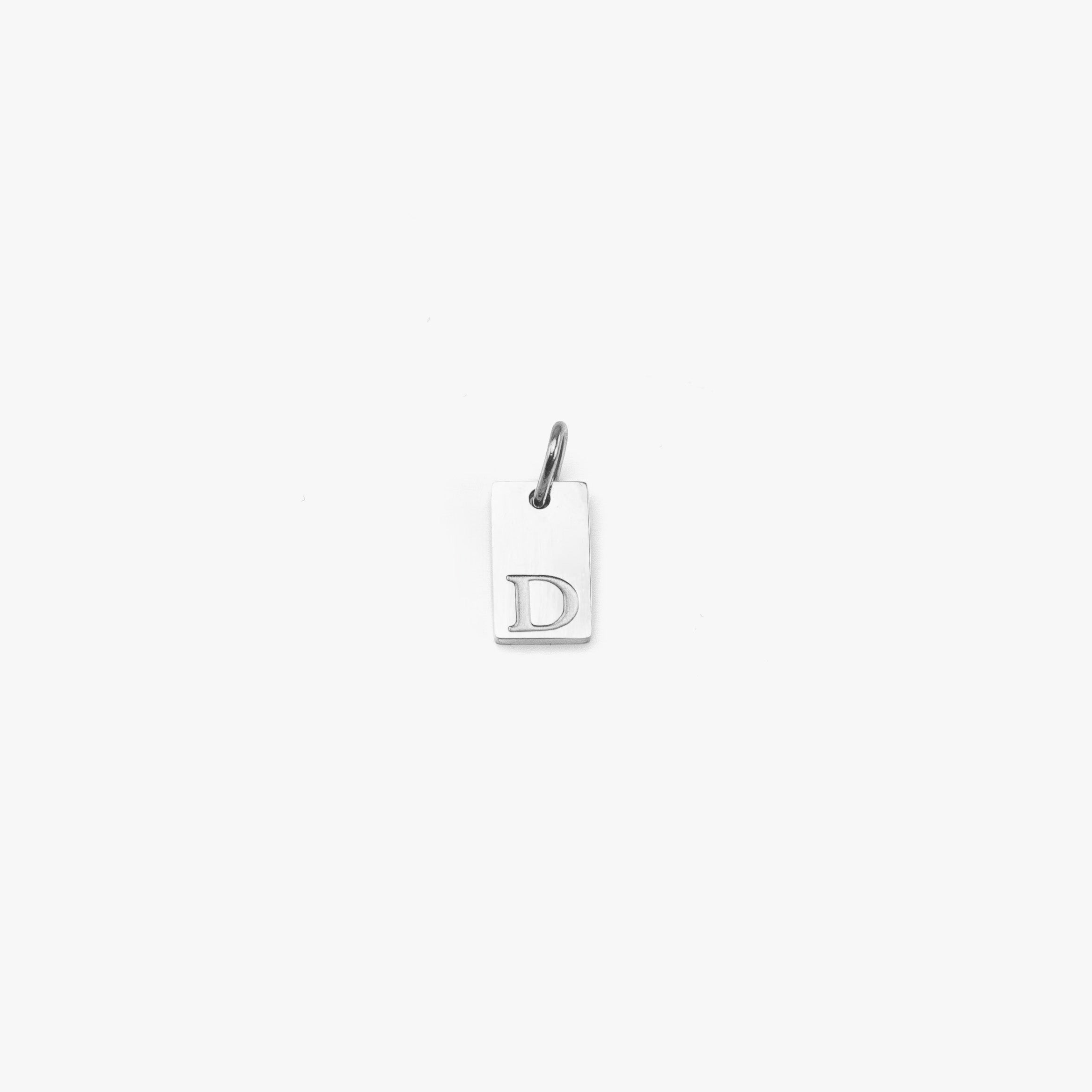 Initial Square - Silver - Image 5
