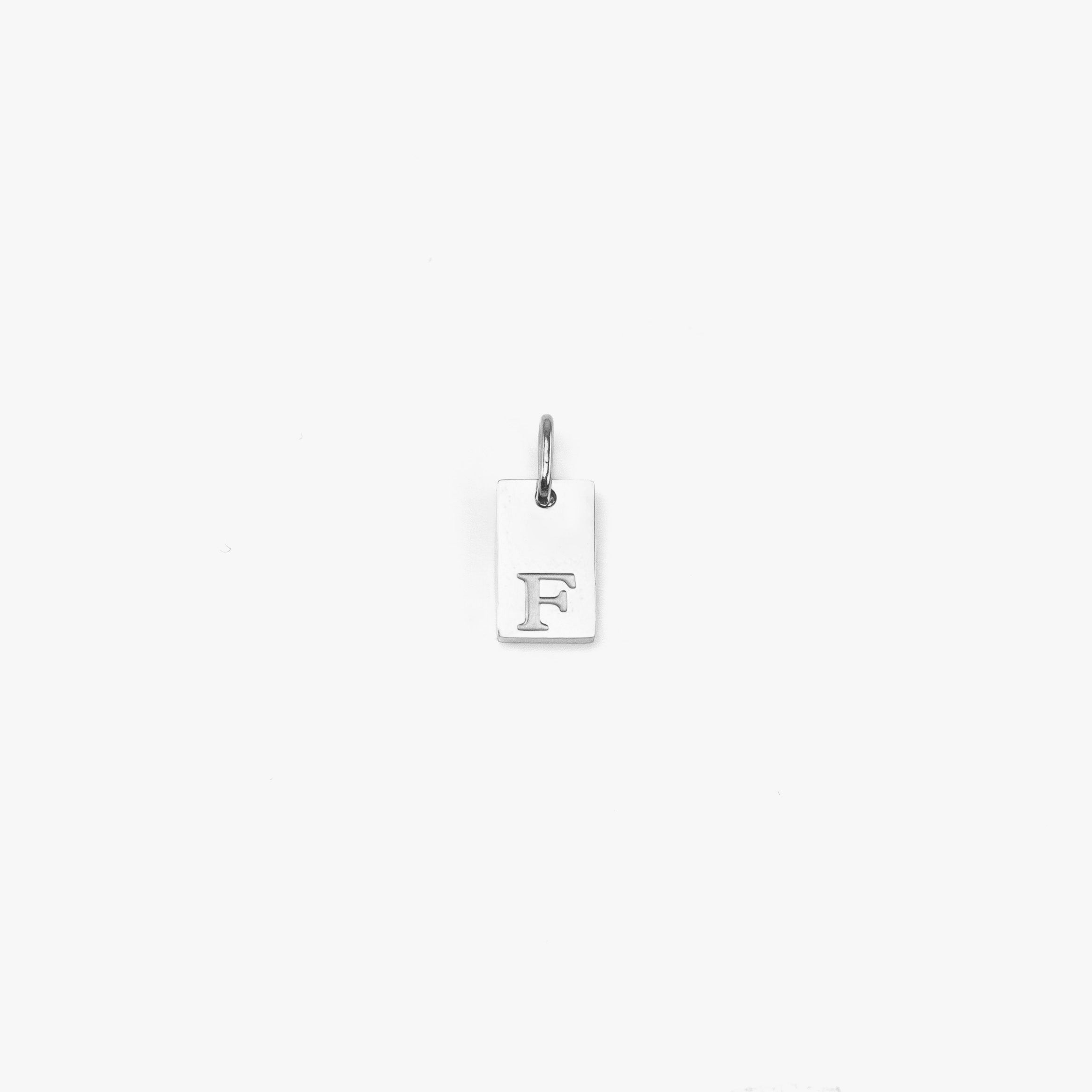 Initial Square - Silver - Image 7