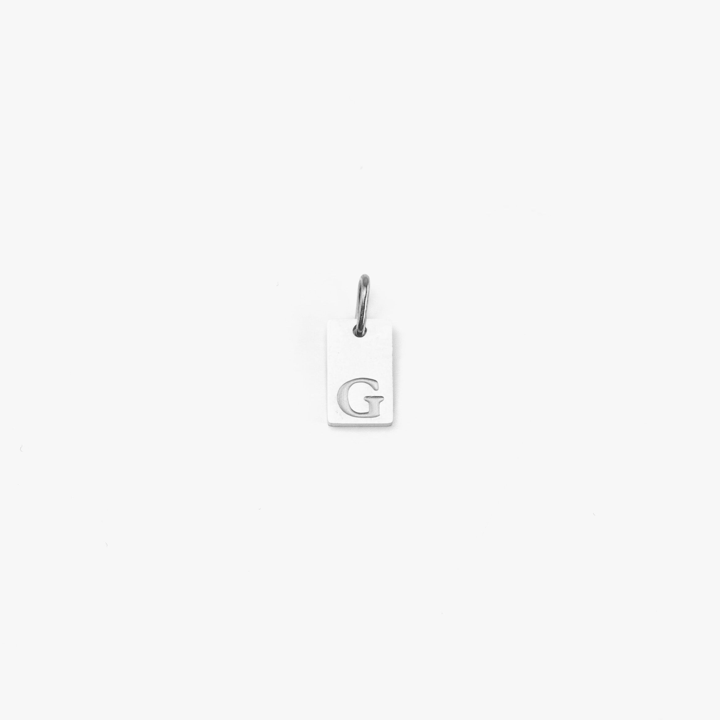 Initial Square - Silver - Image 8