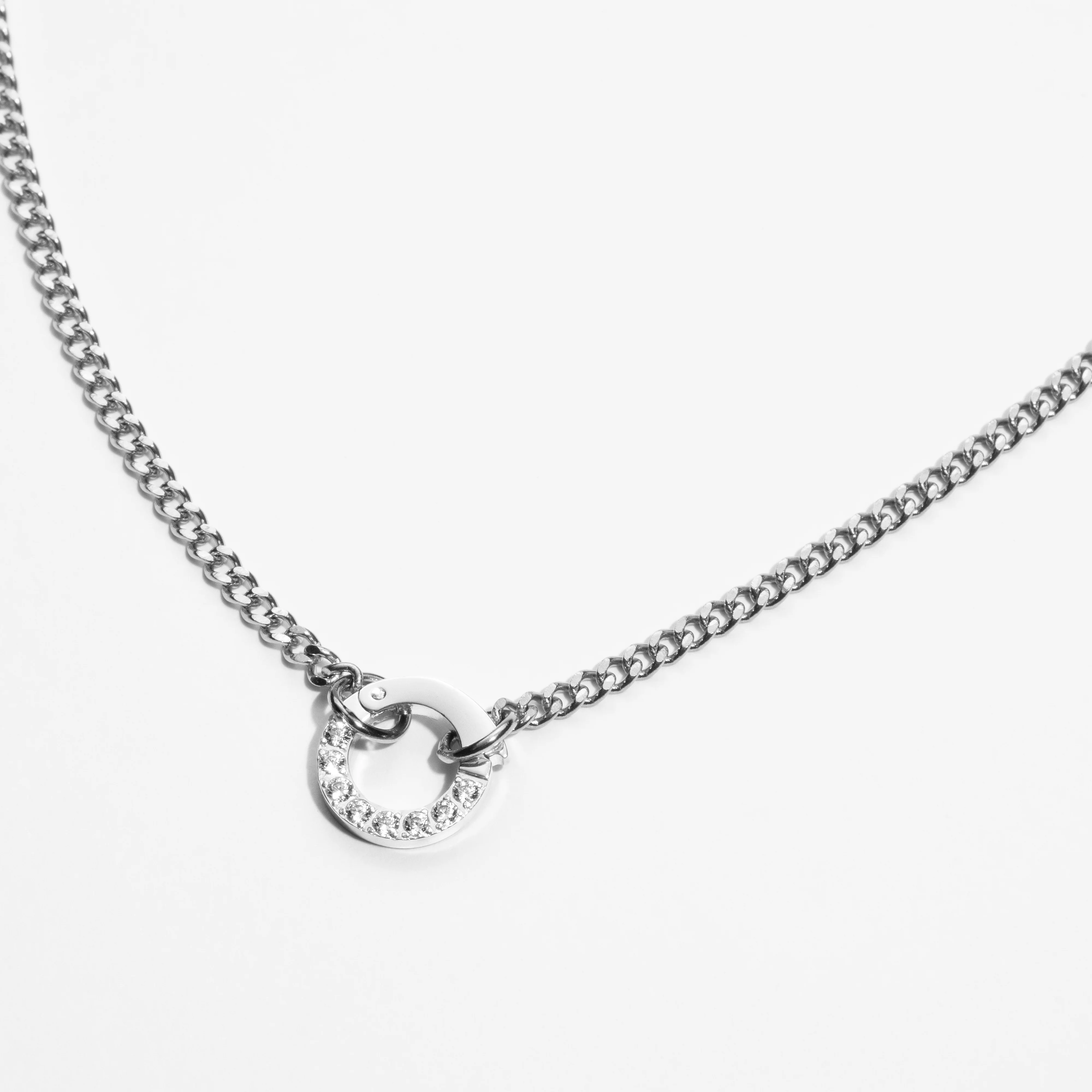 Necklace Click Charm - Silver - Image 3
